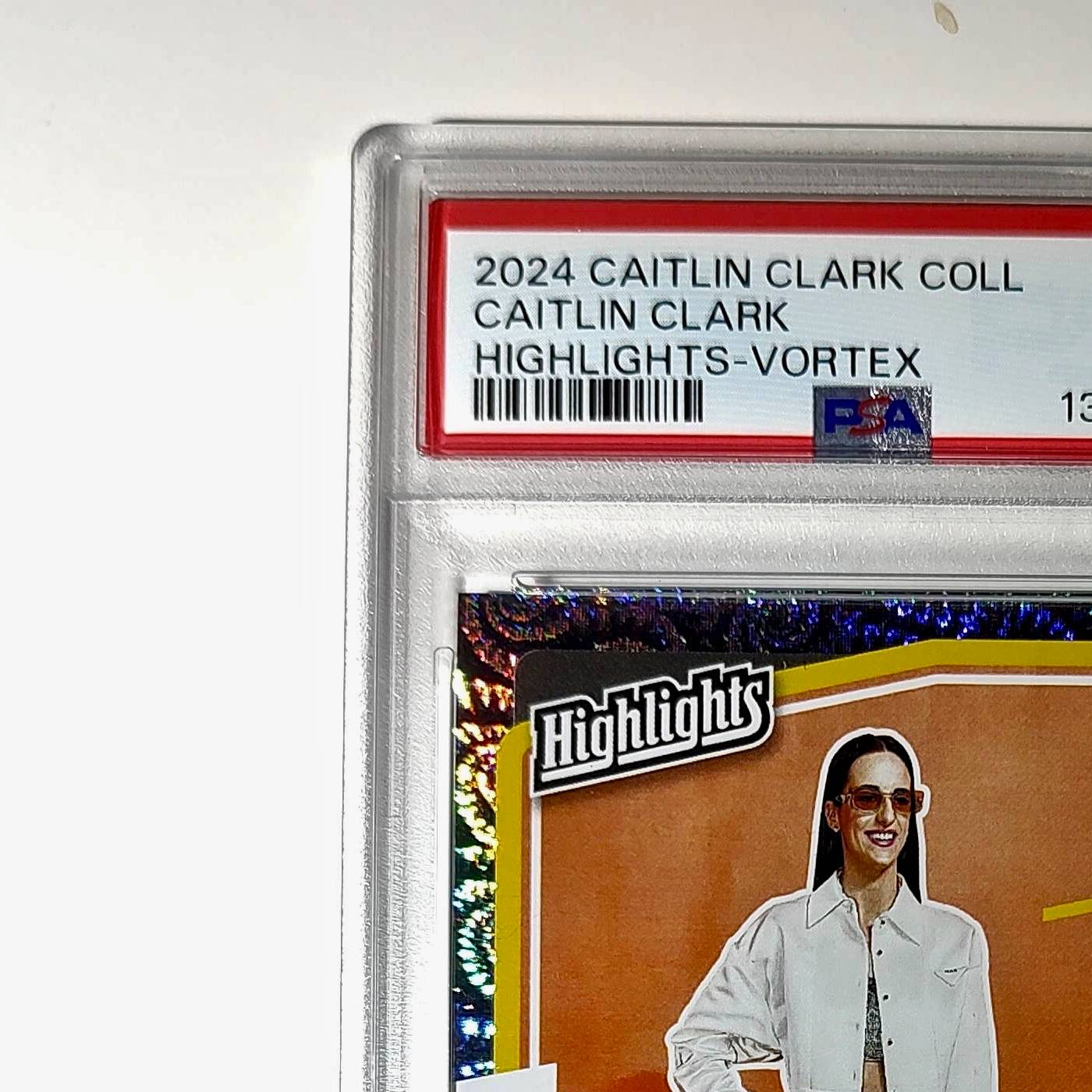 Caitlin Clark Collection 2024 #H15 135/399 Donruss Vortex PSA 9 Mint
