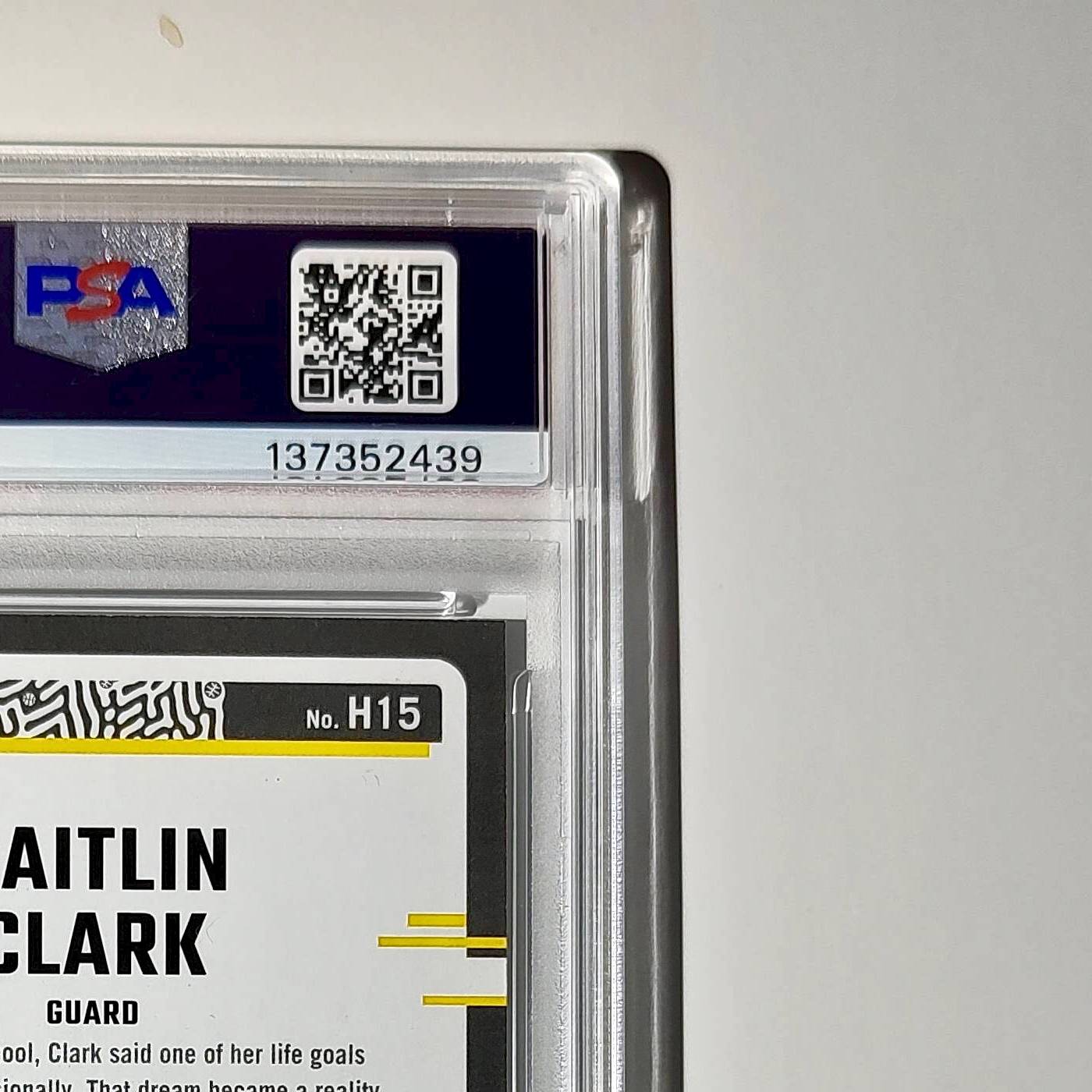 Caitlin Clark Collection 2024 #H15 135/399 Donruss Vortex PSA 9 Mint
