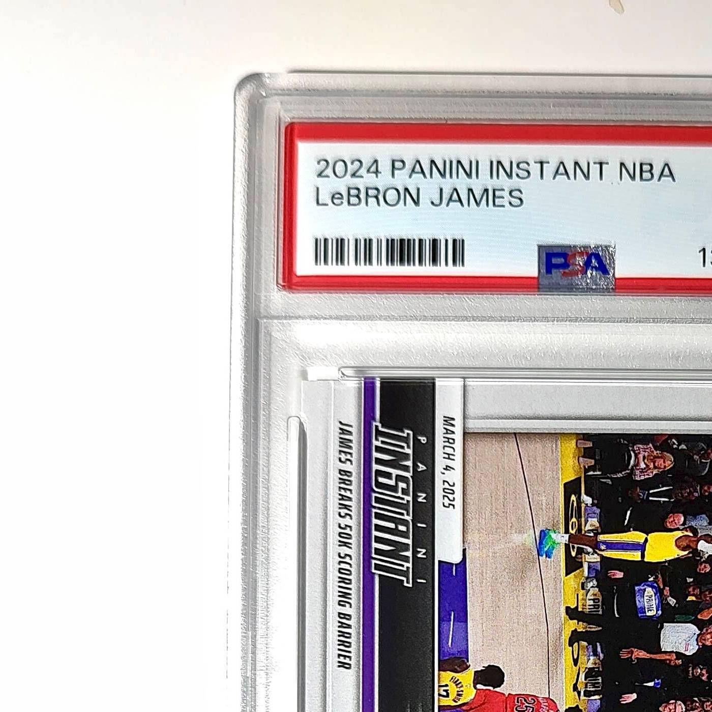Lebron James 2024 Panini Instant #404 Milestone Moment PSA 9 Mint
