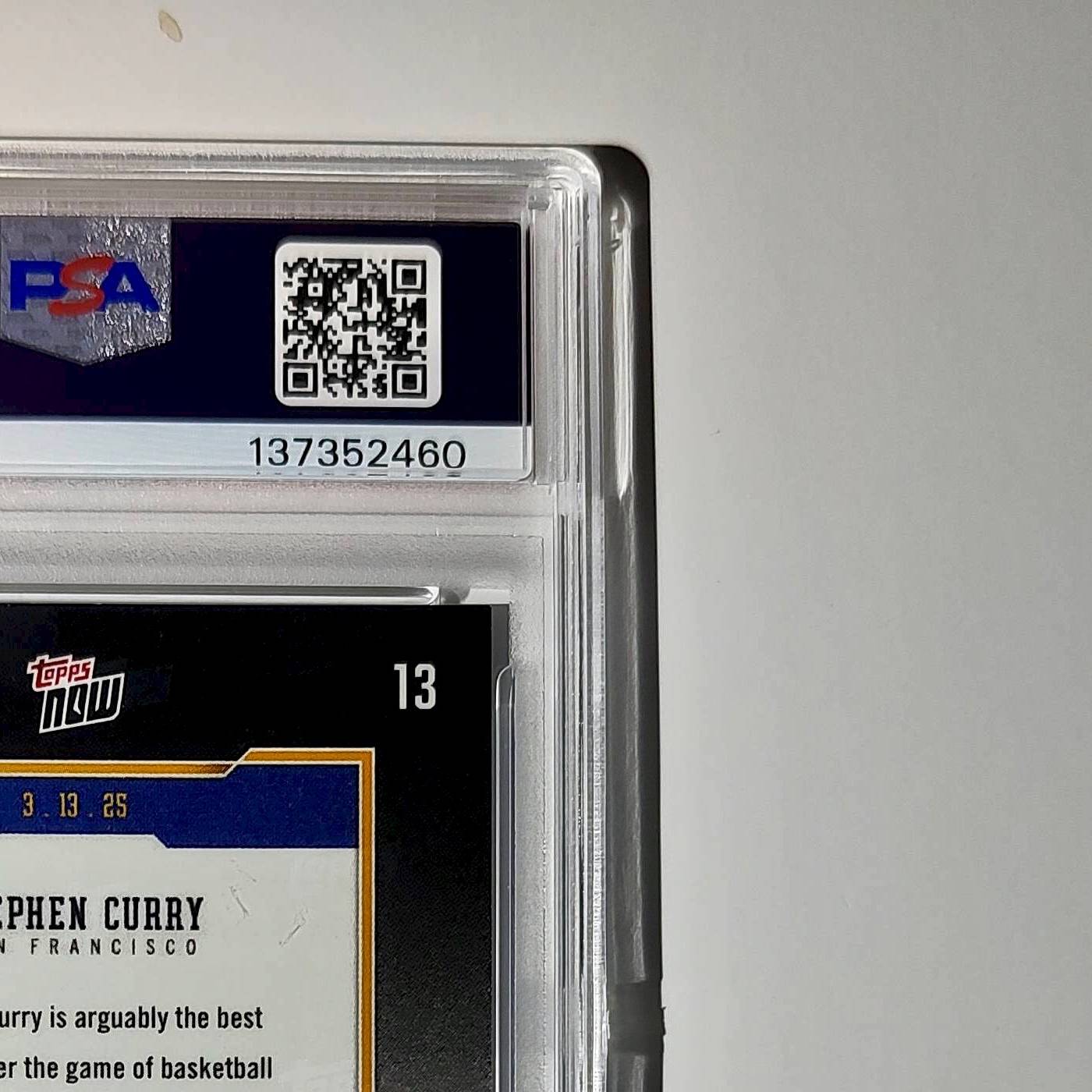 Stephen Curry 2024 Topps Now 4000 Career 3 Pointers #13 PSA 9 Mint