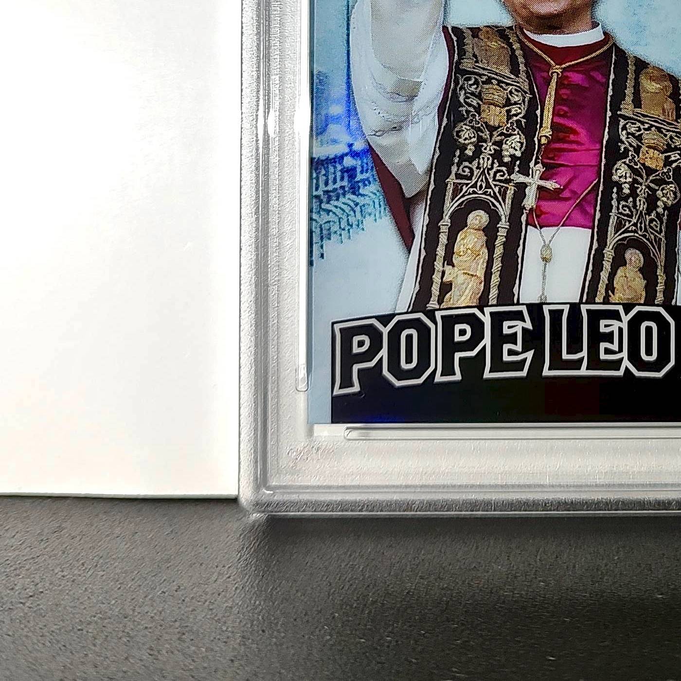 2025 Leaf Metal Pope Leo XIV 29/583 #1 Snow Variant PSA 9 Mint