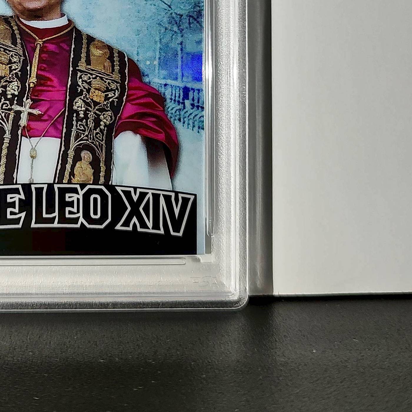2025 Leaf Metal Pope Leo XIV 29/583 #1 Snow Variant PSA 9 Mint
