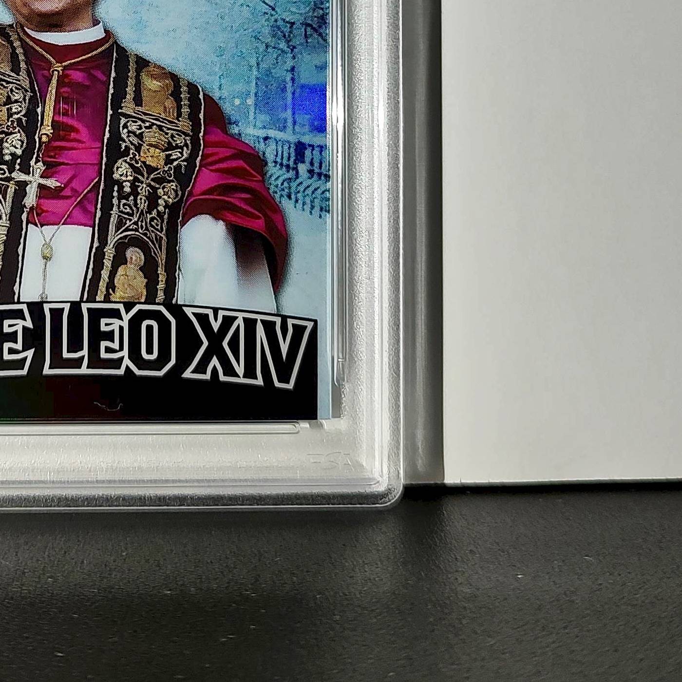 2025 Leaf Metal Pope Leo XIV 30/583 #1 Snow Variant PSA 9 Mint