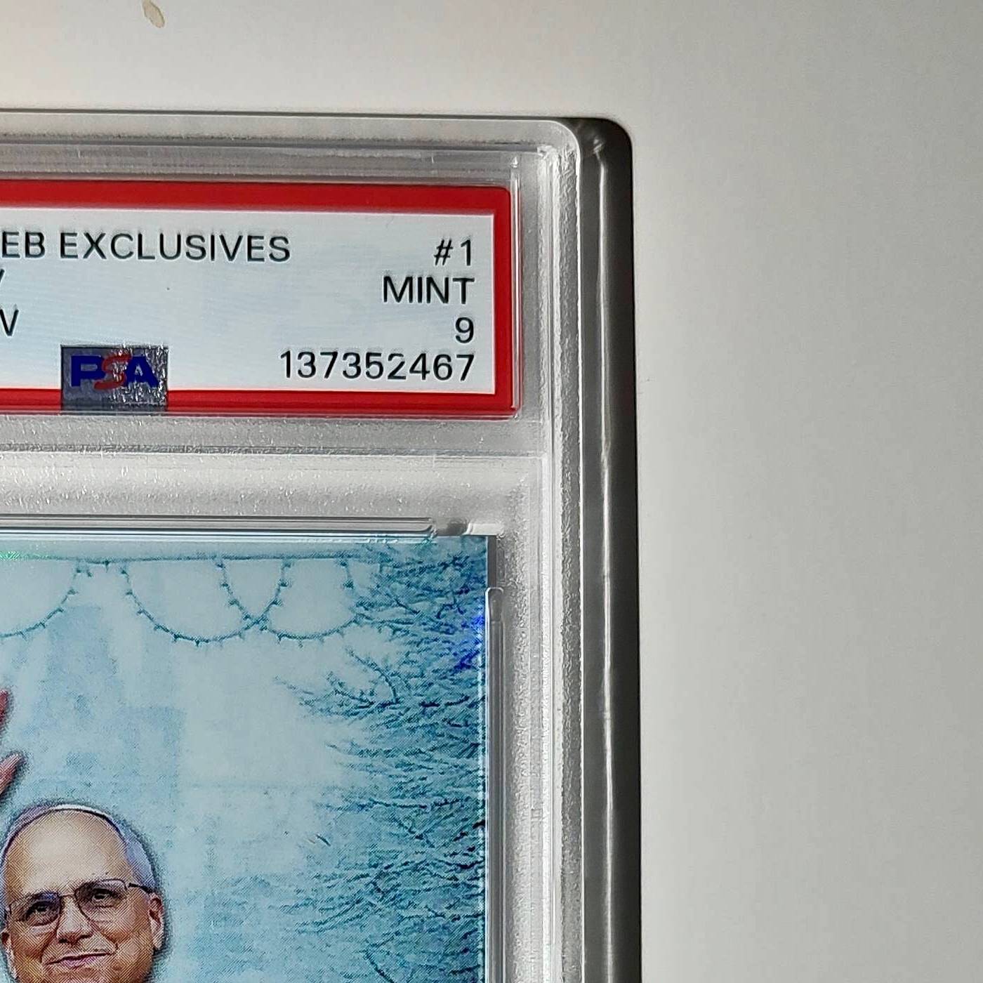 2025 Leaf Metal Pope Leo XIV 31/583 #1 Snow Variant PSA 9 Mint