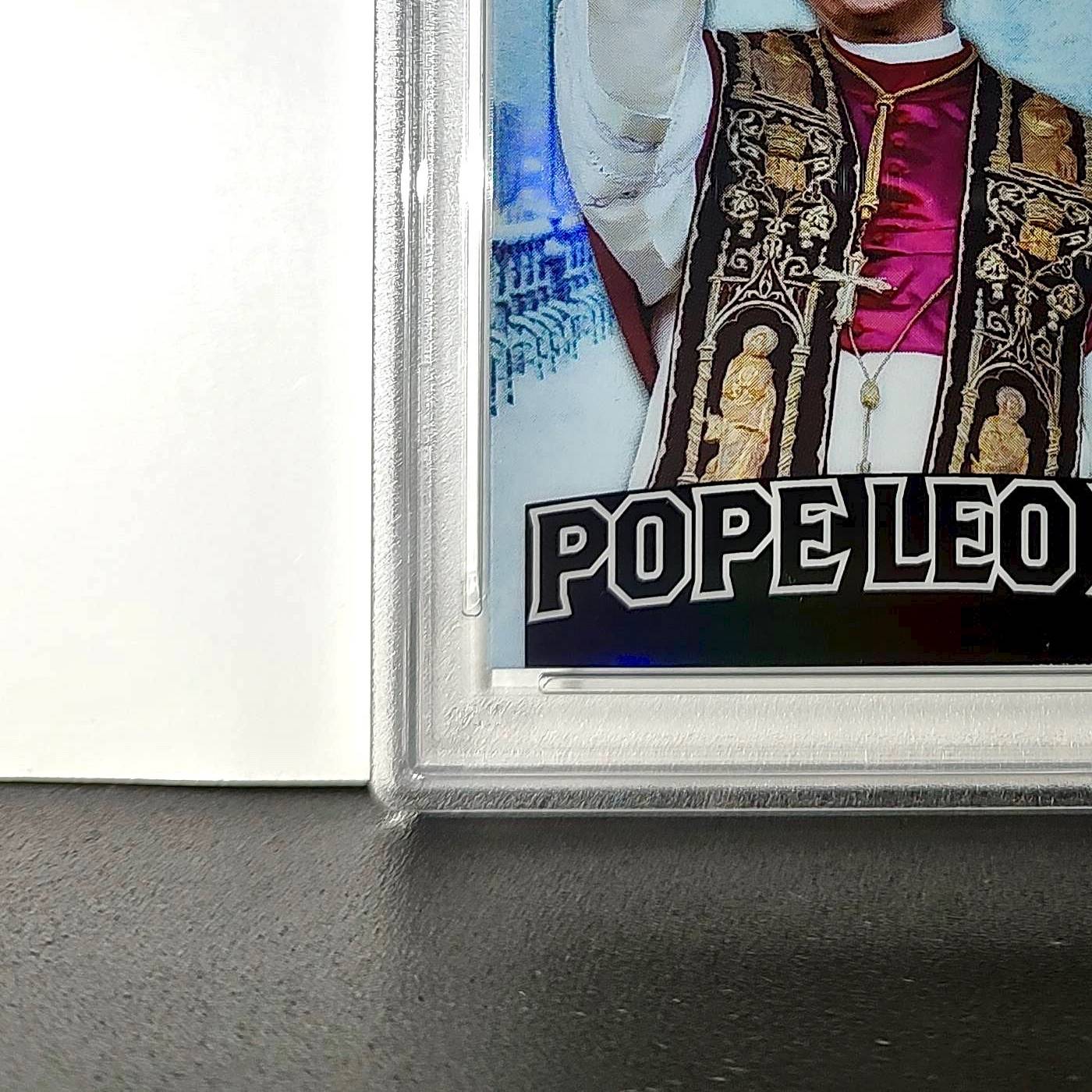 2025 Leaf Metal Pope Leo XIV 31/583 #1 Snow Variant PSA 9 Mint