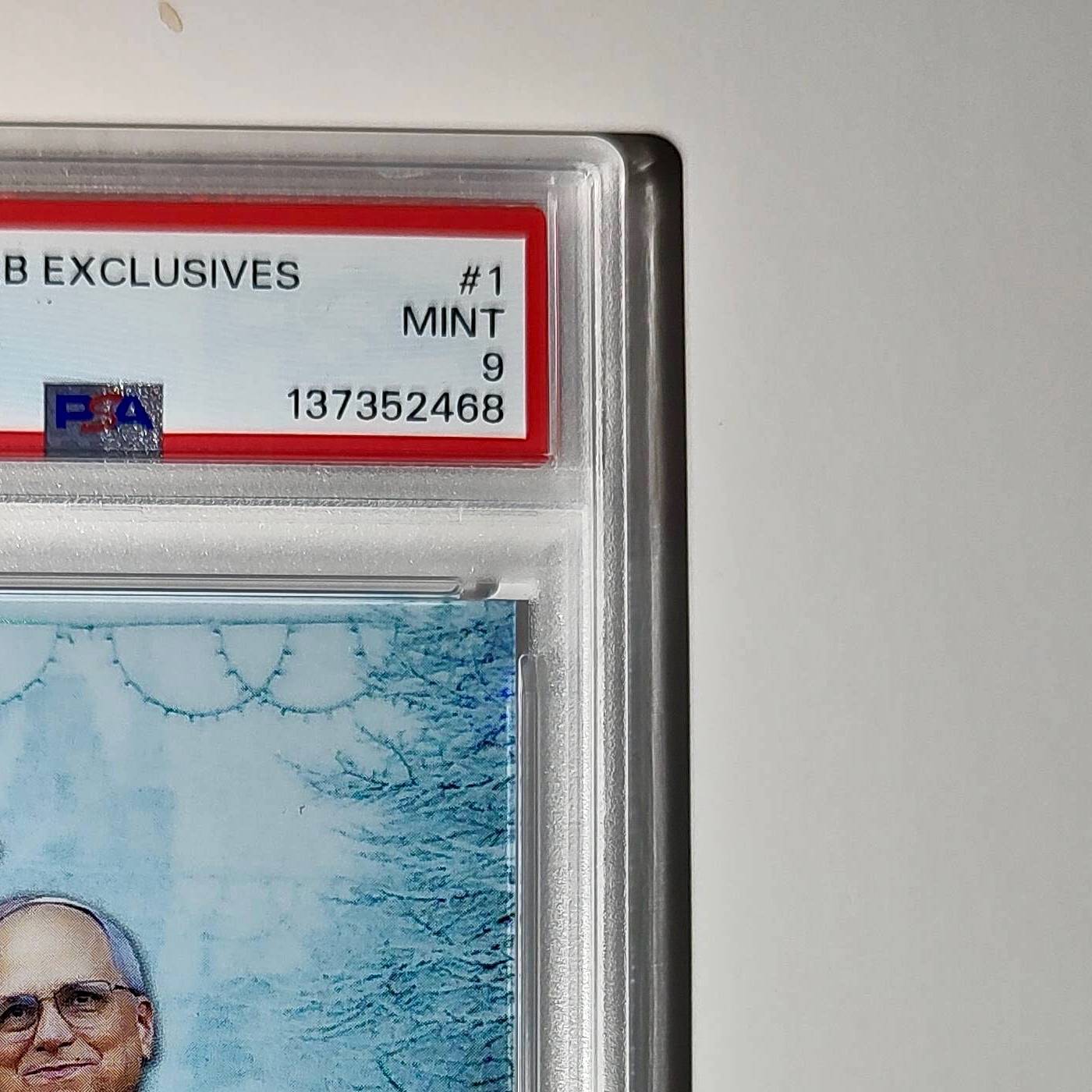 2025 Leaf Metal Pope Leo XIV 33/583 #1 Snow Variant PSA 9 Mint
