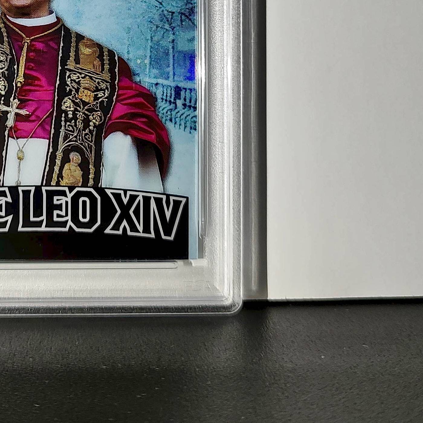 2025 Leaf Metal Pope Leo XIV 33/583 #1 Snow Variant PSA 9 Mint