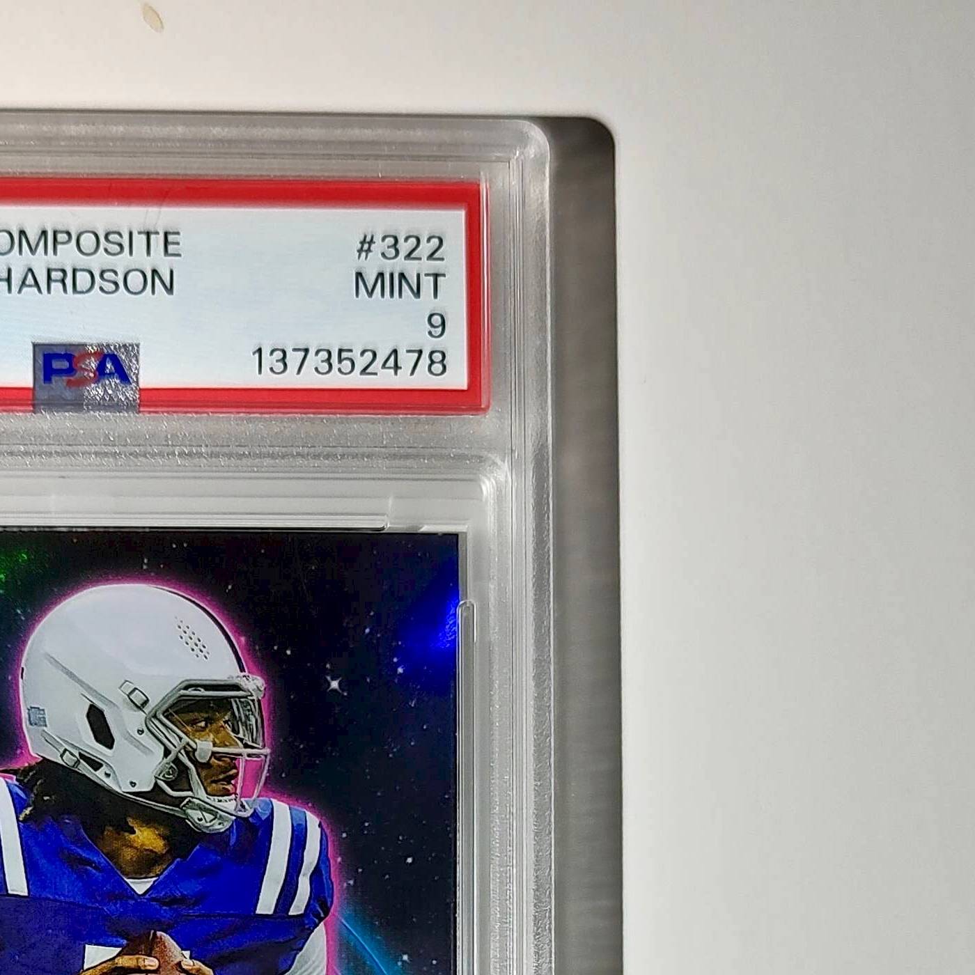 Anthony Richardson 2023 Topps Midnight Rookie #322 PSA 9 Mint