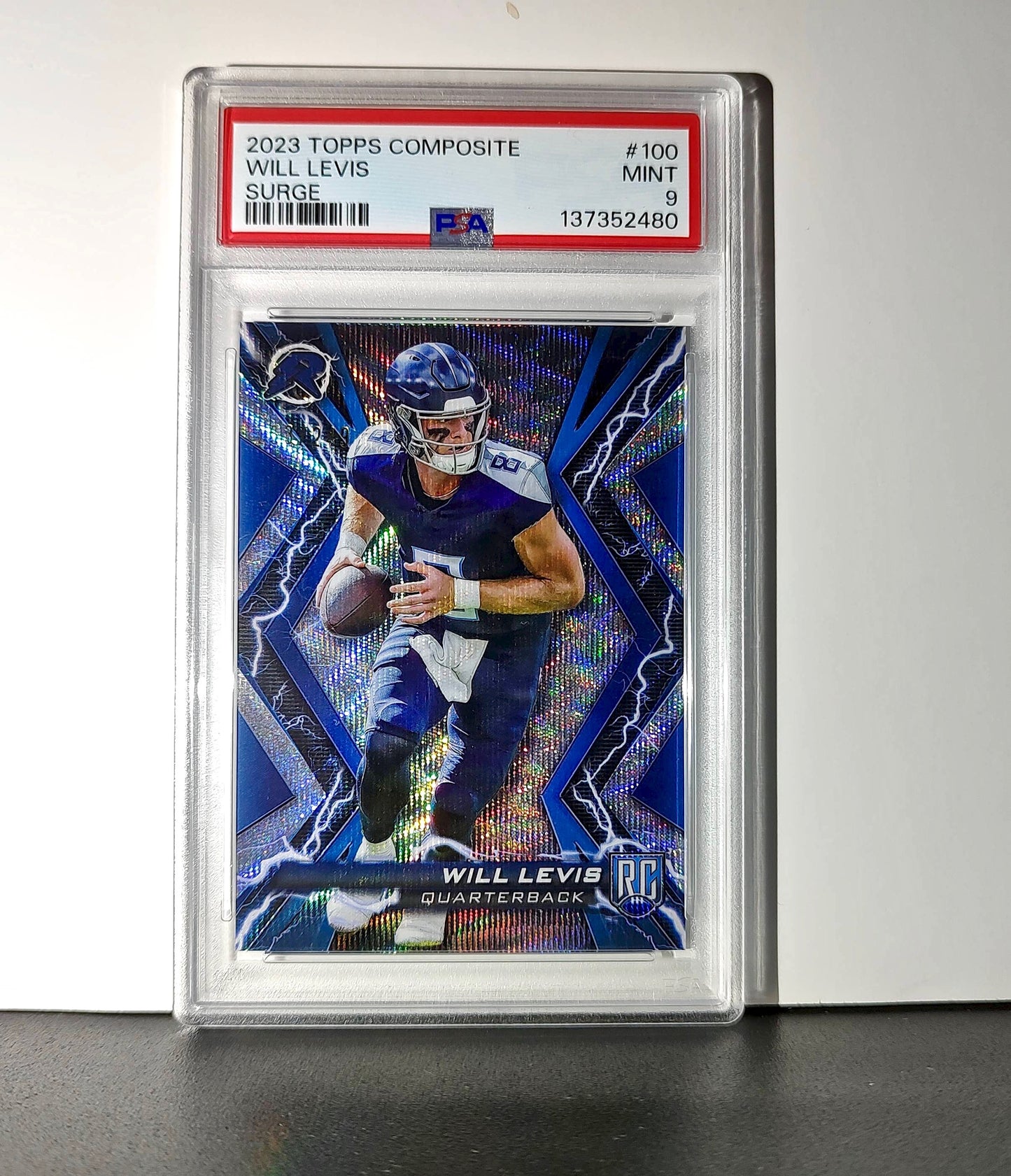 Will Levis 2023 Topps Resurgence Rookie #100 Surge 153/249 PSA 9 Mint