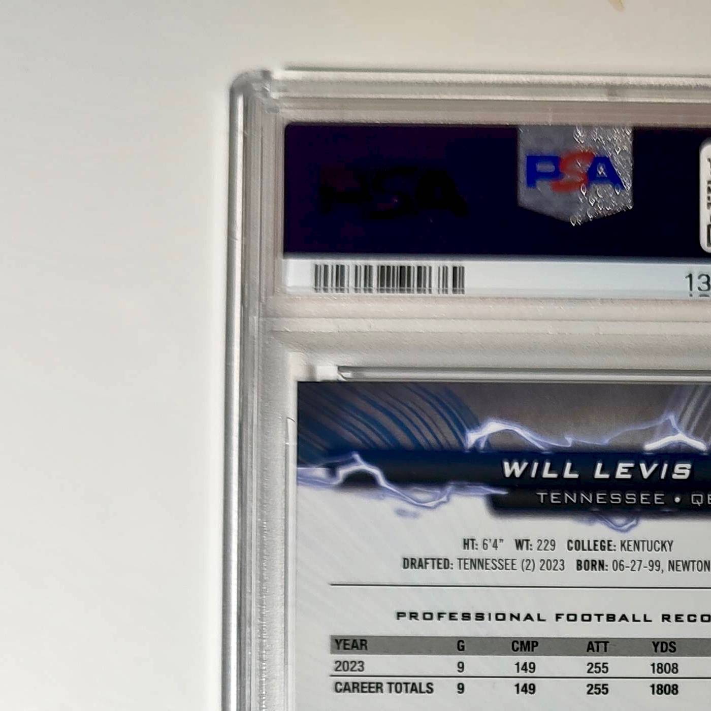 Will Levis 2023 Topps Resurgence Rookie #100 Surge 153/249 PSA 9 Mint