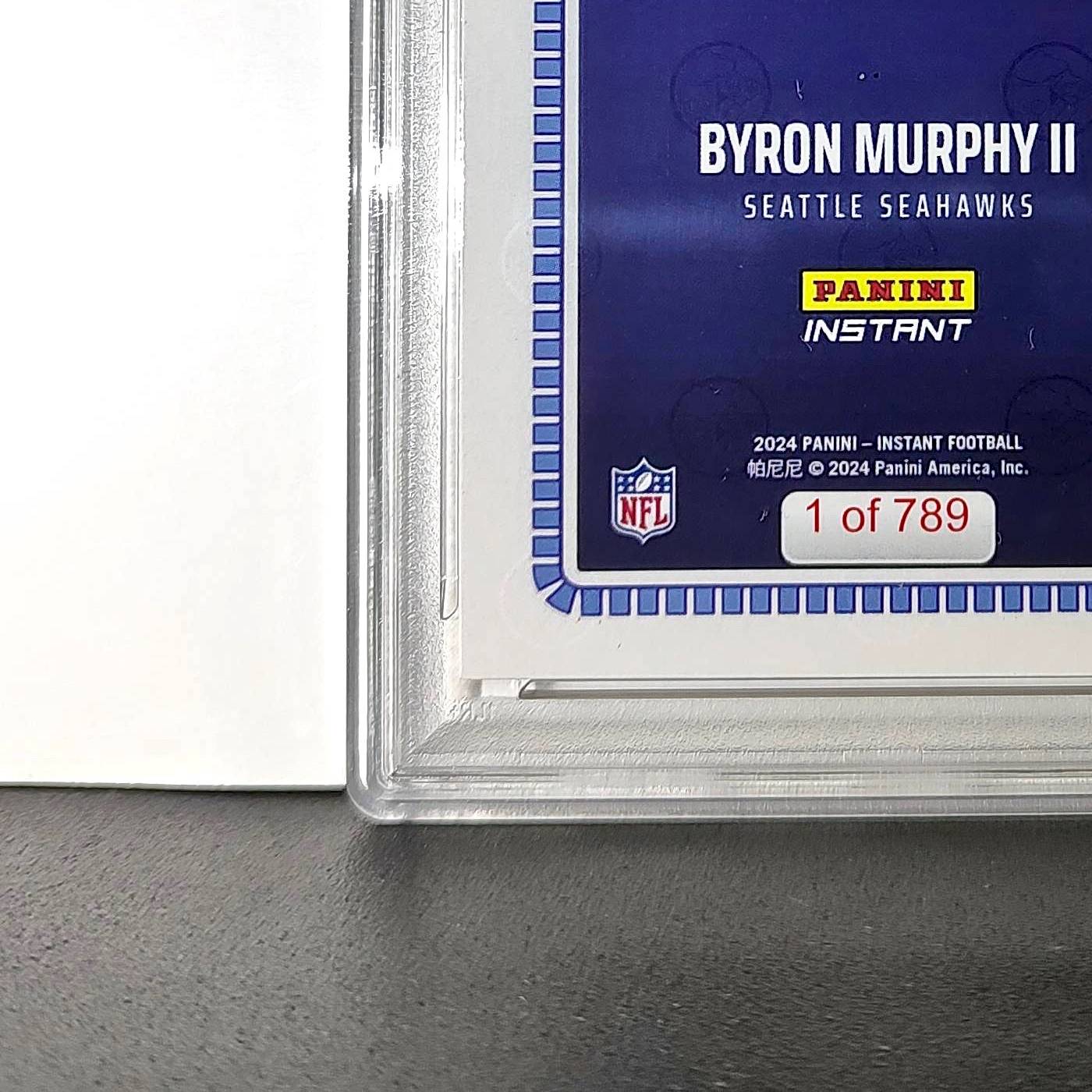 Byron Murphy II 2023 Panini Draft Night #NFLDN-3 Rookie Seattle Seahawks PSA 10