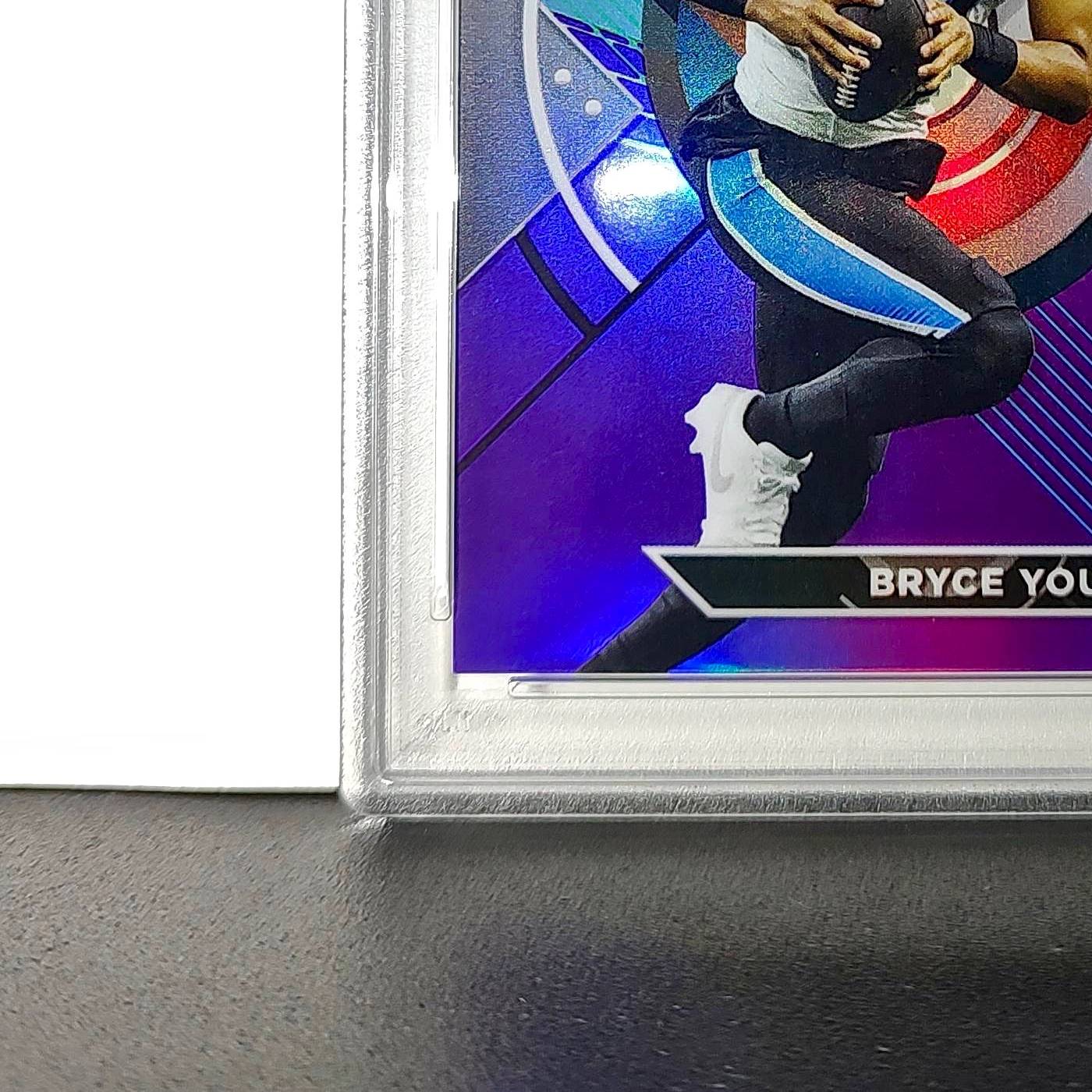 Bryce Young 2023 Topps Finest #158 Rookie Purple Refractor 016/250 PSA 9 Mint