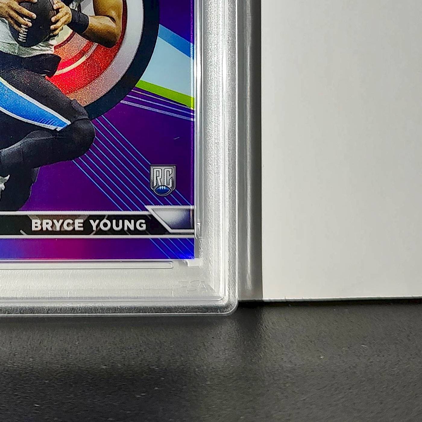 Bryce Young 2023 Topps Finest #158 Rookie Purple Refractor 016/250 PSA 9 Mint