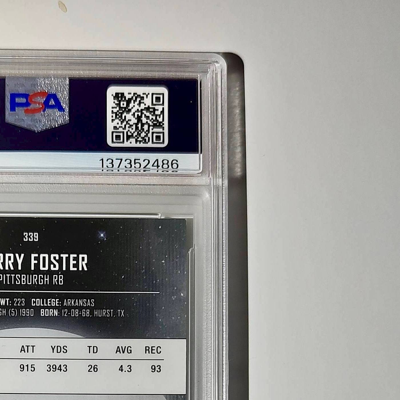 Barry Foster 2023 Topps Midnight #339 Morning Parallel 038/125 PSA 8 NM-MT