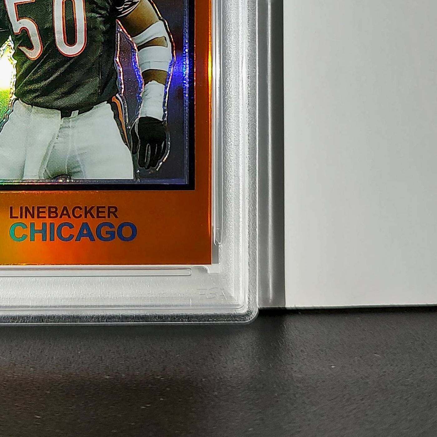 Mike Singletary 2023 Topps Chrome 1973 22/25 Orange Refractor #1973-5 PSA 10 Gem
