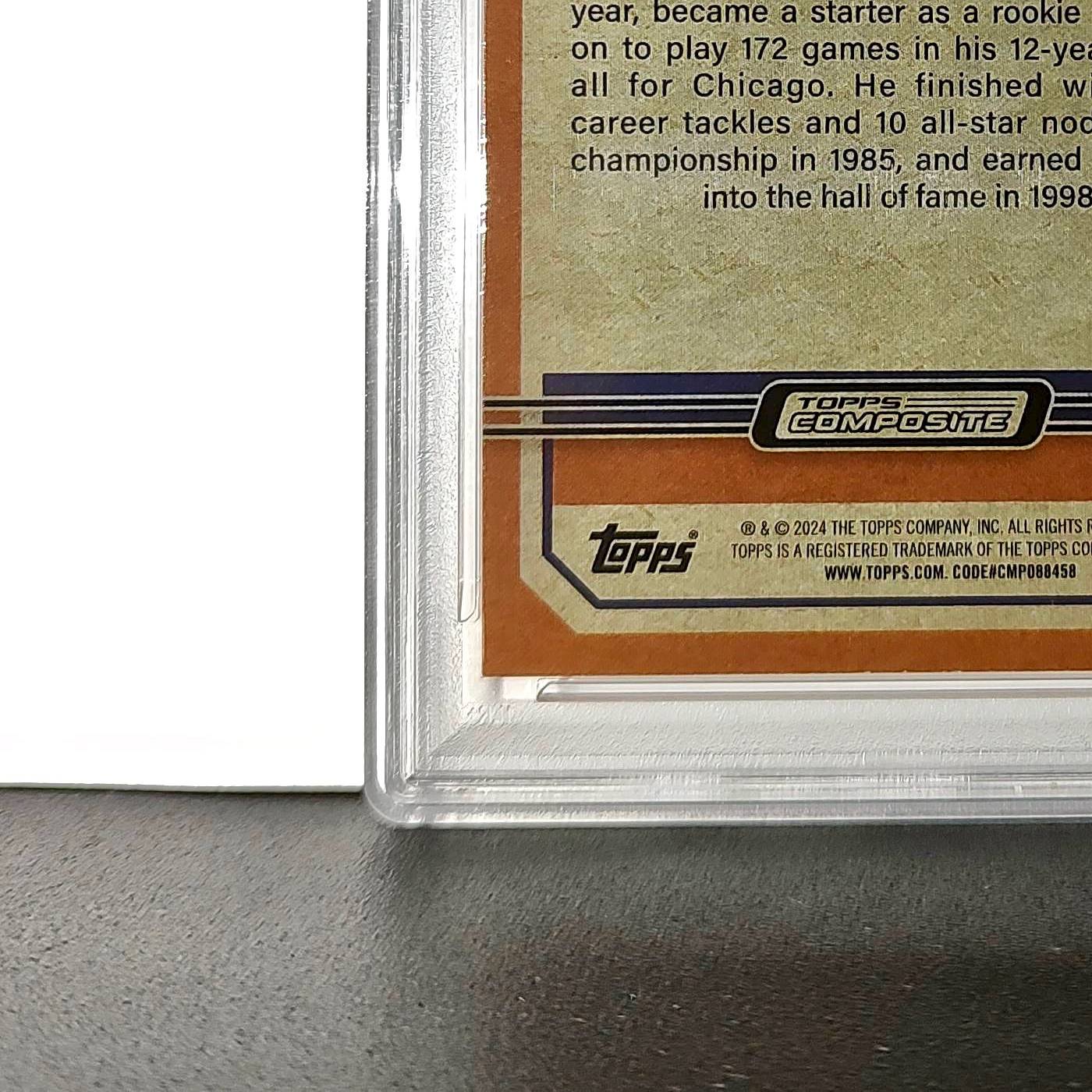 Mike Singletary 2023 Topps Chrome 1973 22/25 Orange Refractor #1973-5 PSA 10 Gem
