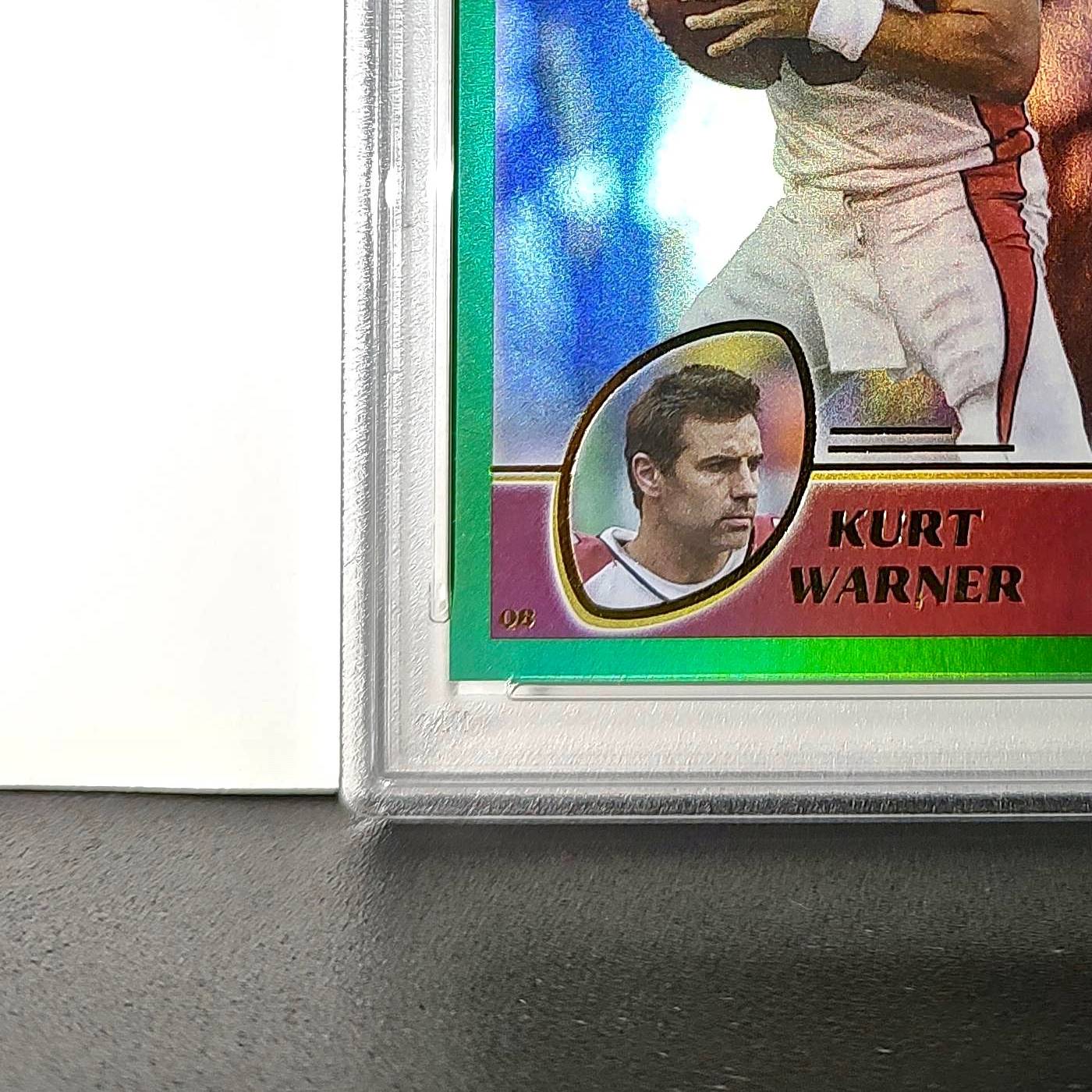 Kurt Warner 2023 Topps Allen & Ginter #430 Green Portrait 114/250 PSA 9 Mint