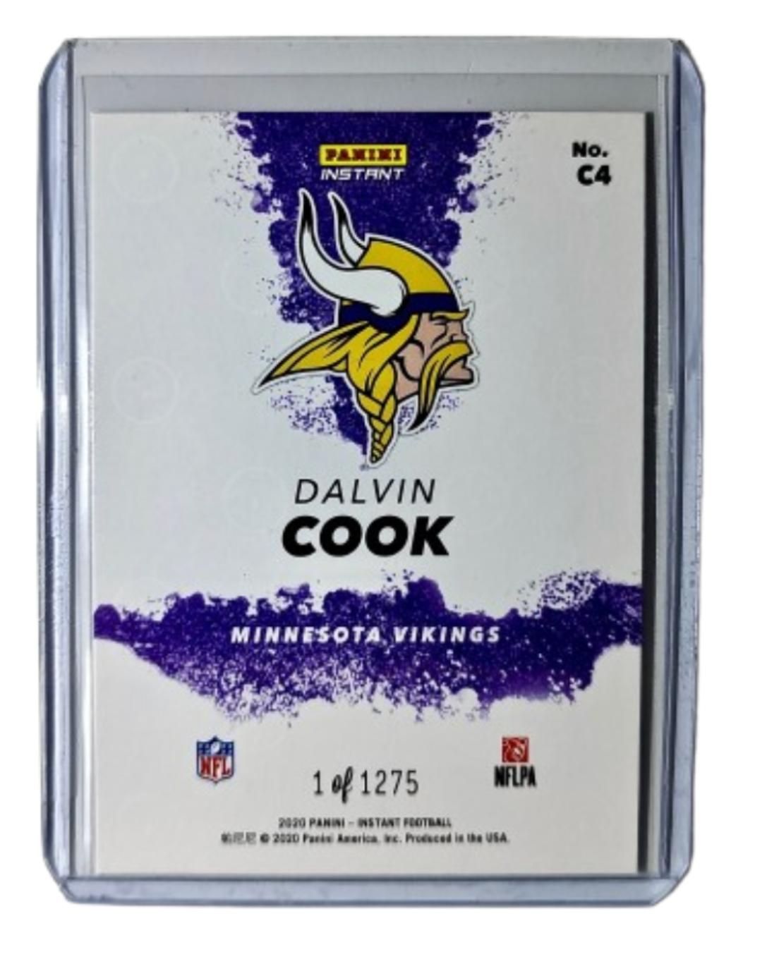 Dalvin Cook 2020 Panini NFL Instant My City #4 Football Card 1 of 1275