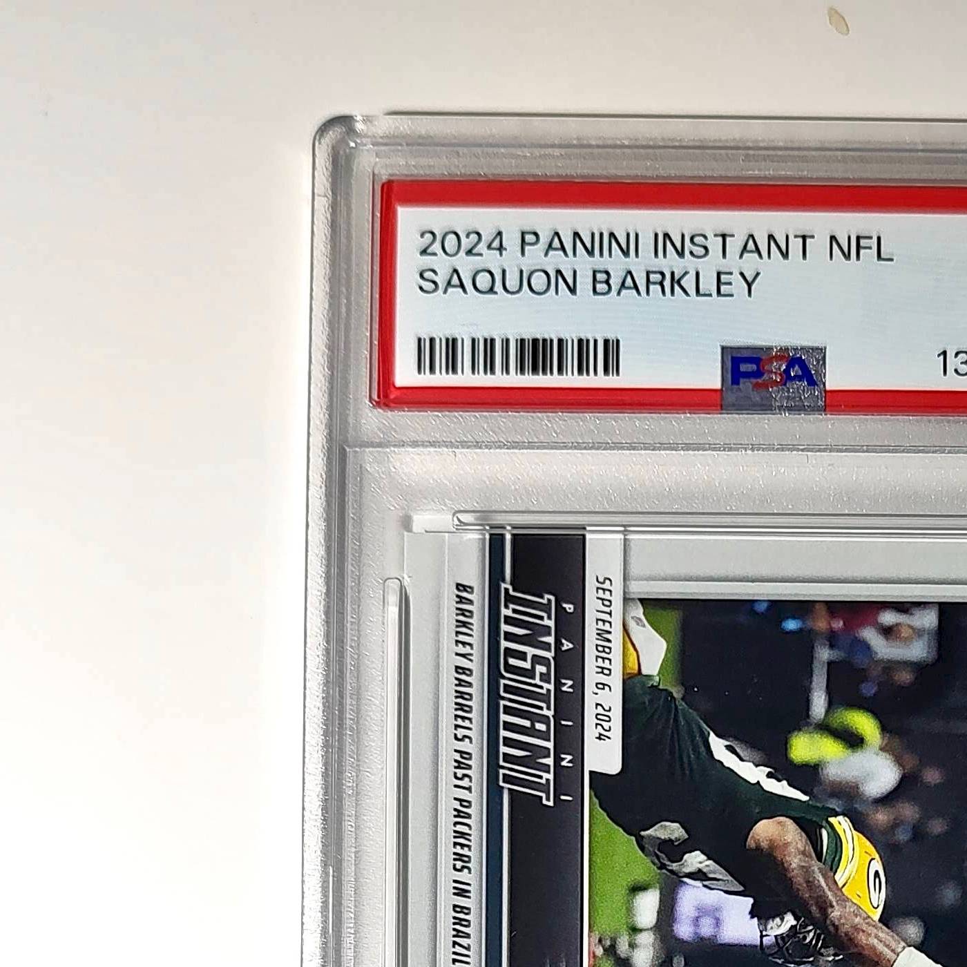 Saquon Barkley Rookie 2024 Panini Instant NFL #25 PSA 10 Gem Mint