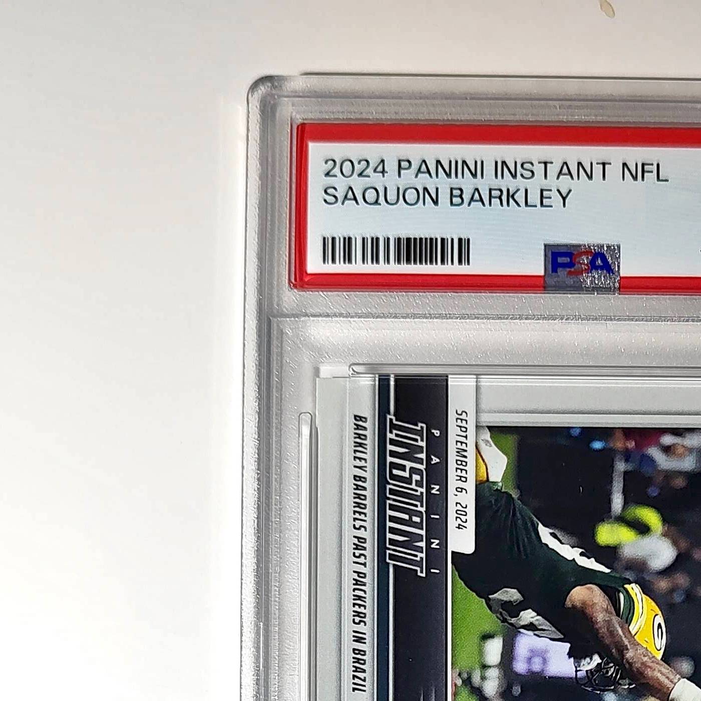 Saquon Barkley Rookie 2024 Panini Instant NFL #25 PSA 10 Gem Mint