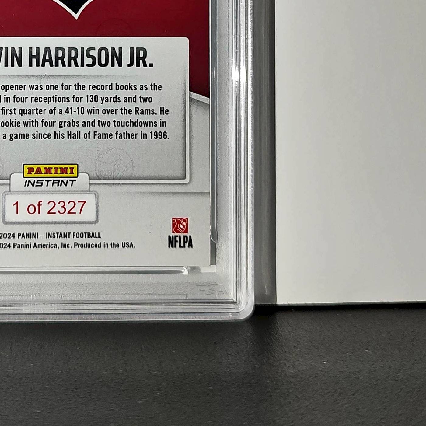 Marvin Harrison Jr. Rookie 2024 Panini Instant NFL #42 PSA 10 Gem Mint