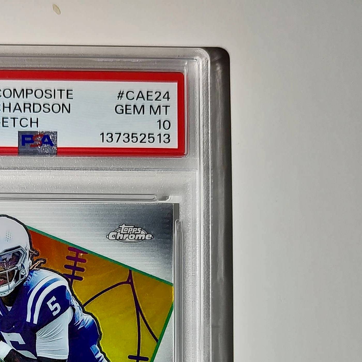 Anthony Richardson Rookie 2023 Topps Chrome ALL-ETCH #CAE-24 PSA 10 Gem Mint