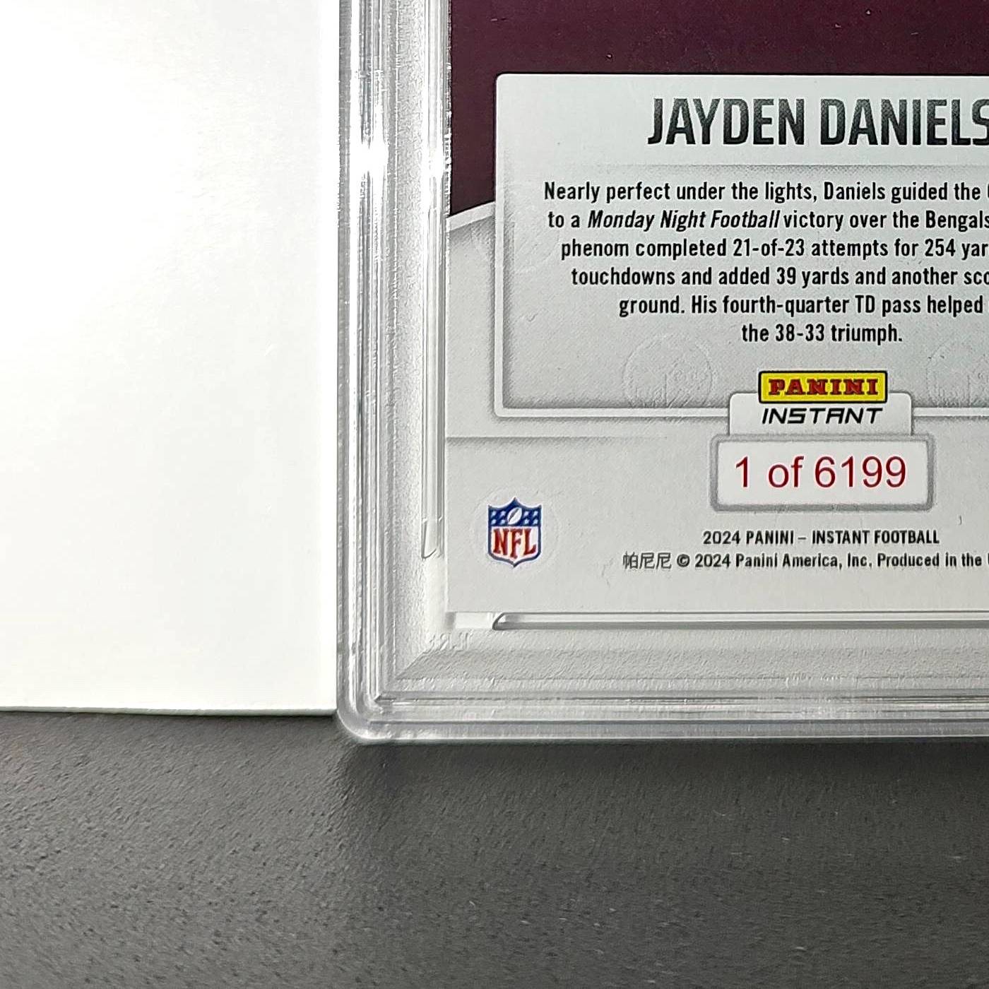 Jayden Daniels 2024 Panini Instant NFL Rookie #54 PSA 10 Gem Mint