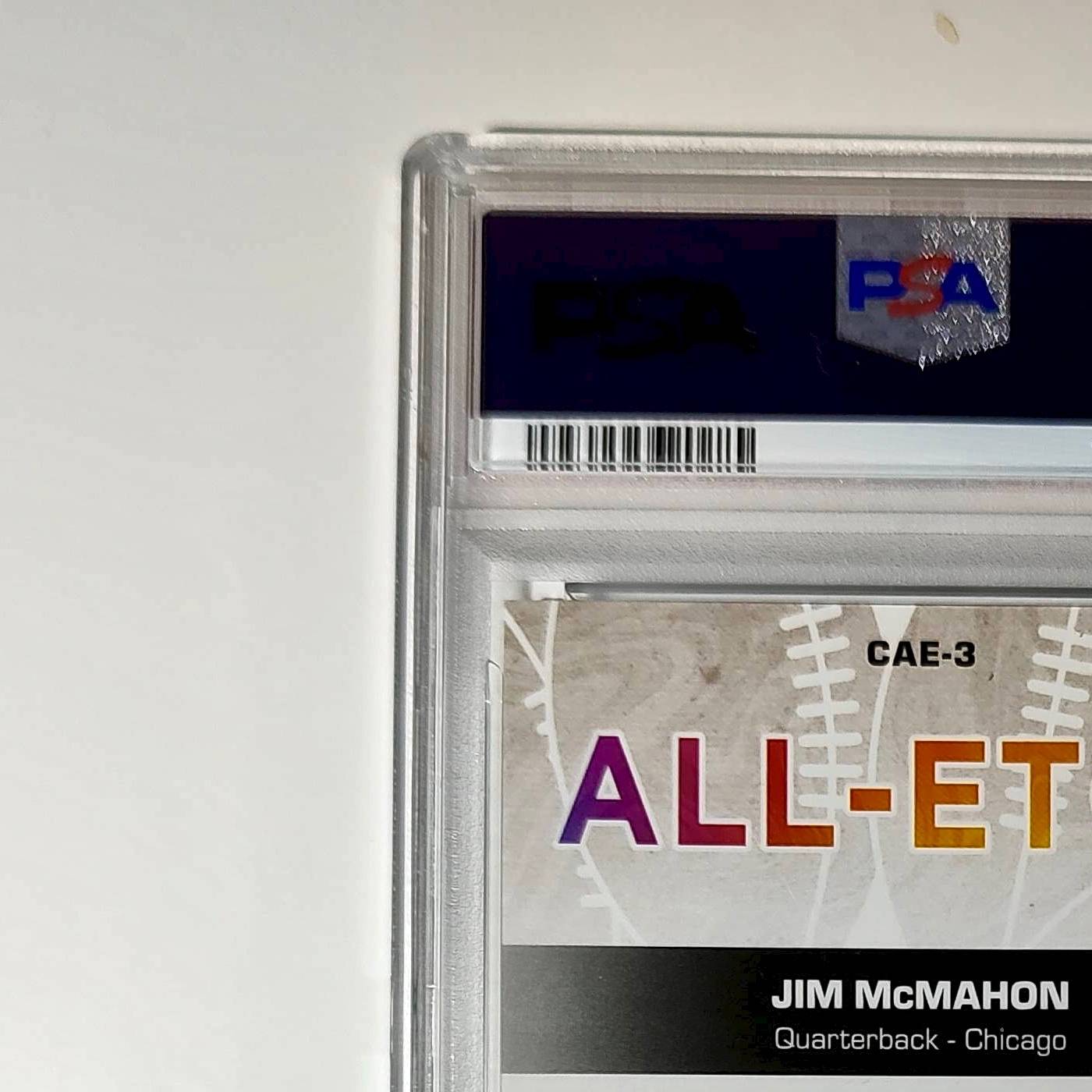 Jim McMahon 2023 Topps Chrome ALL-ETCH Refractor #CAE-3 PSA 10 Gem Mint