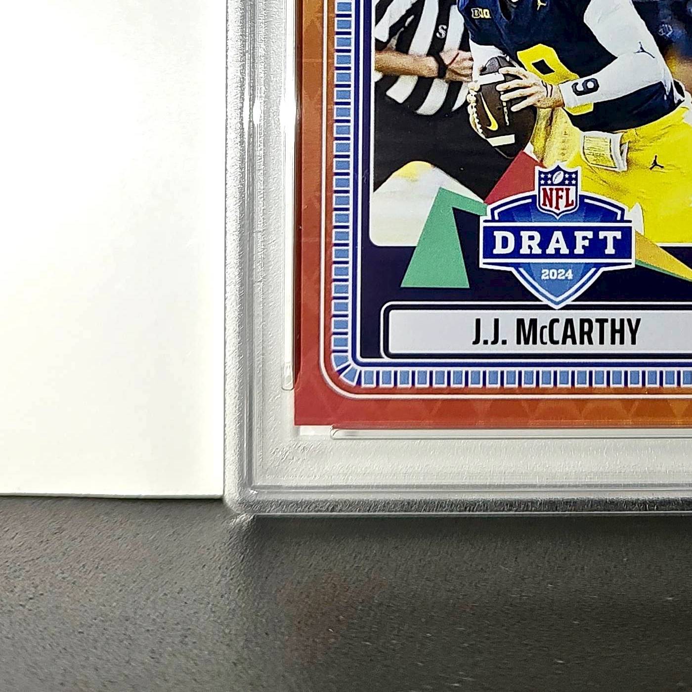 J.J. McCarthy 2023 Panini Instant Draft Night #NFLDN-1 PSA 9 Mint