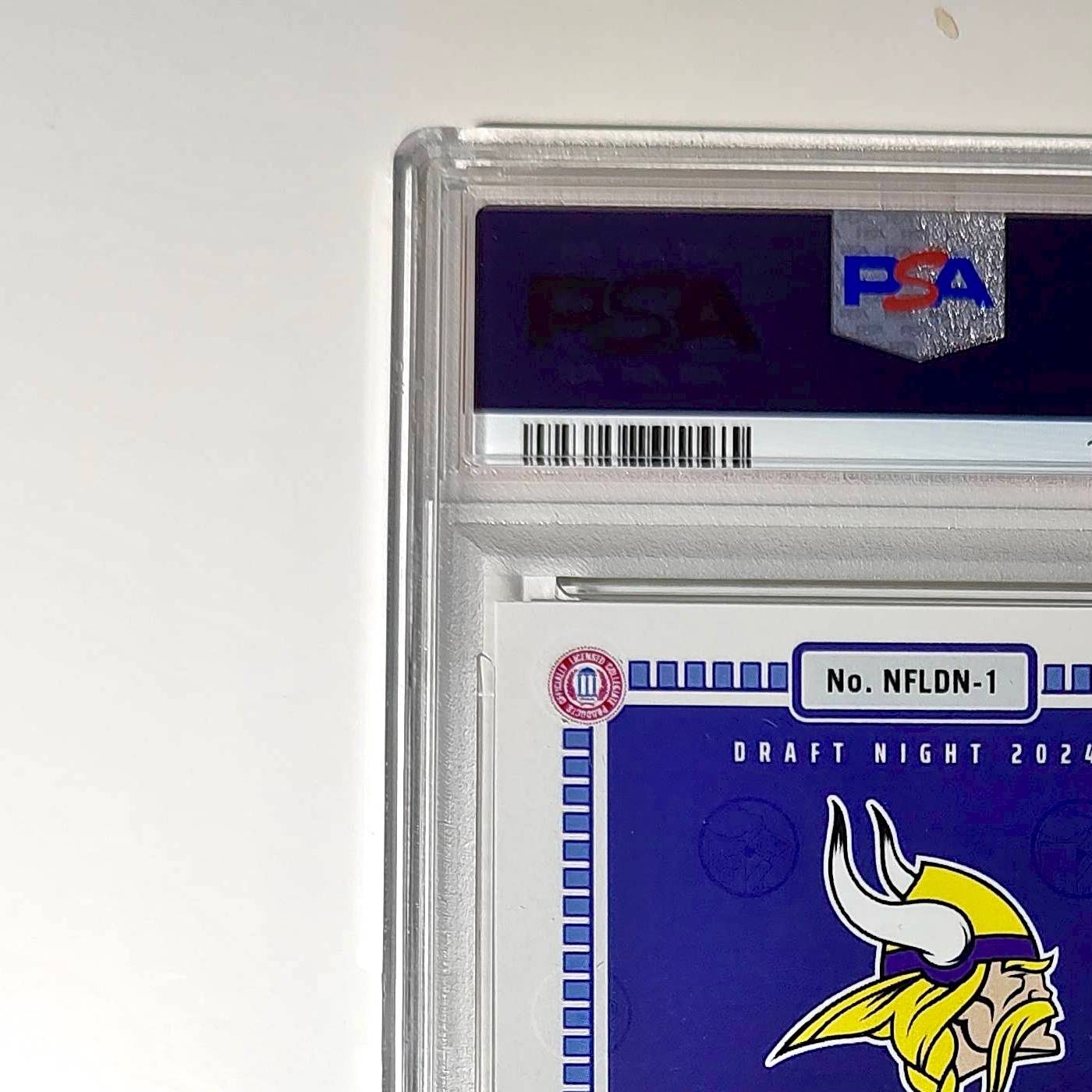 J.J. McCarthy 2023 Panini Instant Draft Night #NFLDN-1 PSA 9 Mint