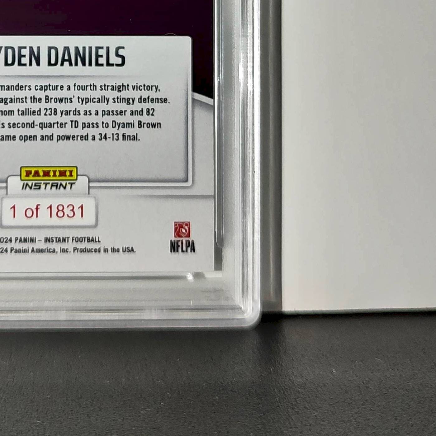 Jayden Daniels Rookie 2024 Panini Instant NFL #70 PSA 10 Gem Mint