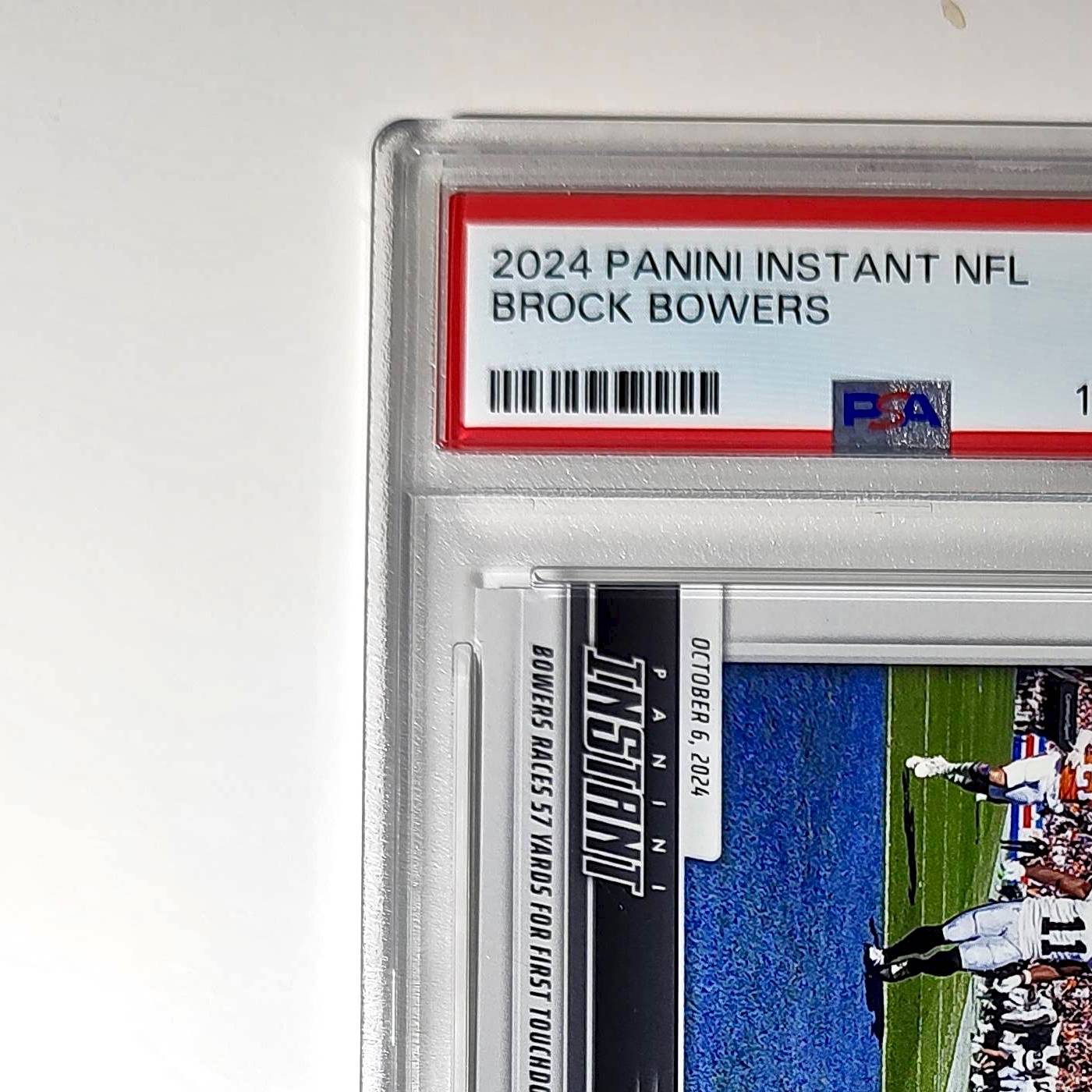 Brock Bowers Rookie 2024 Panini Instant NFL #77 PSA 10 Gem Mint