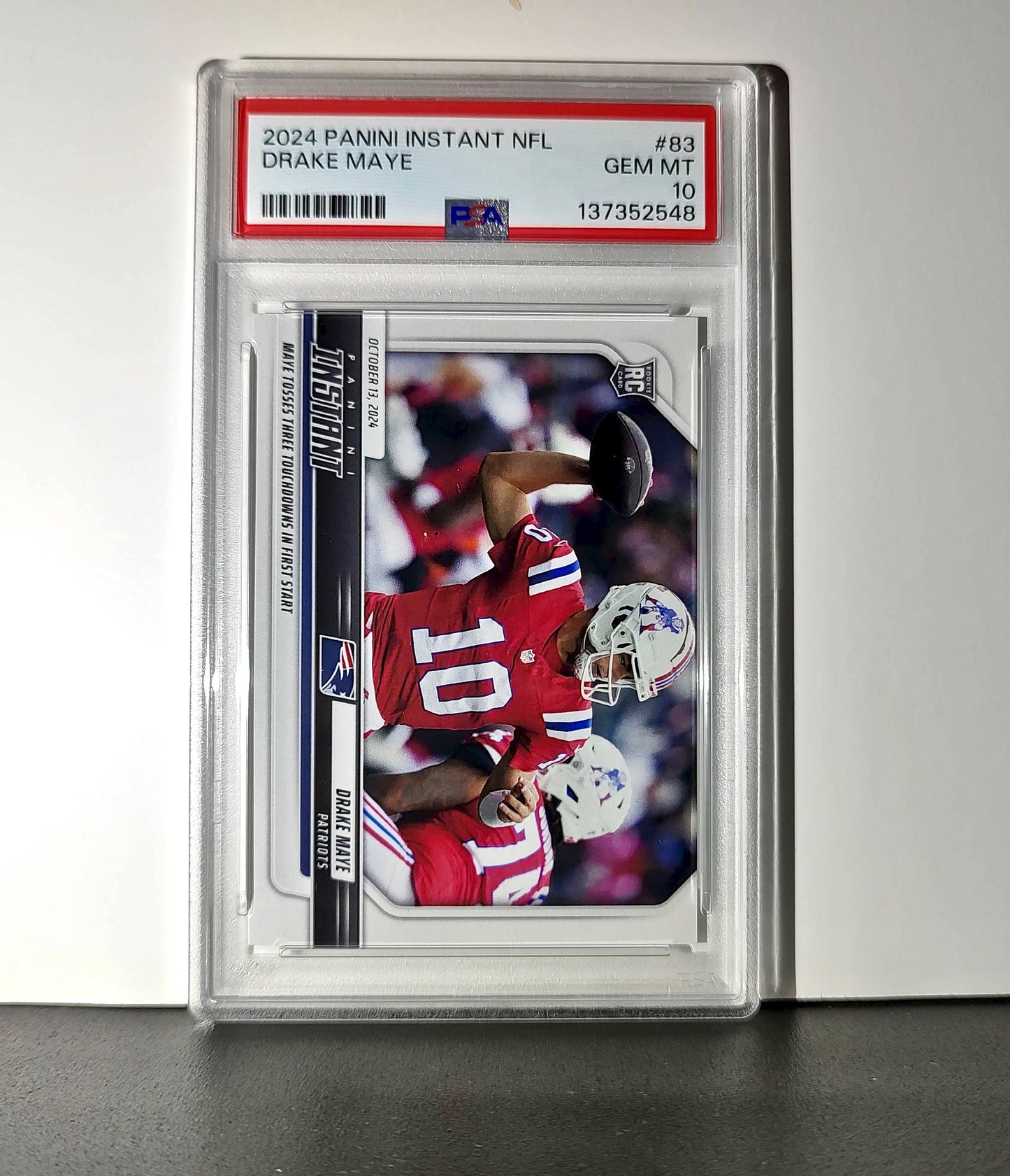Drake Maye Rookie 2024 Panini Instant NFL #83 PSA 10 Gem Mint
