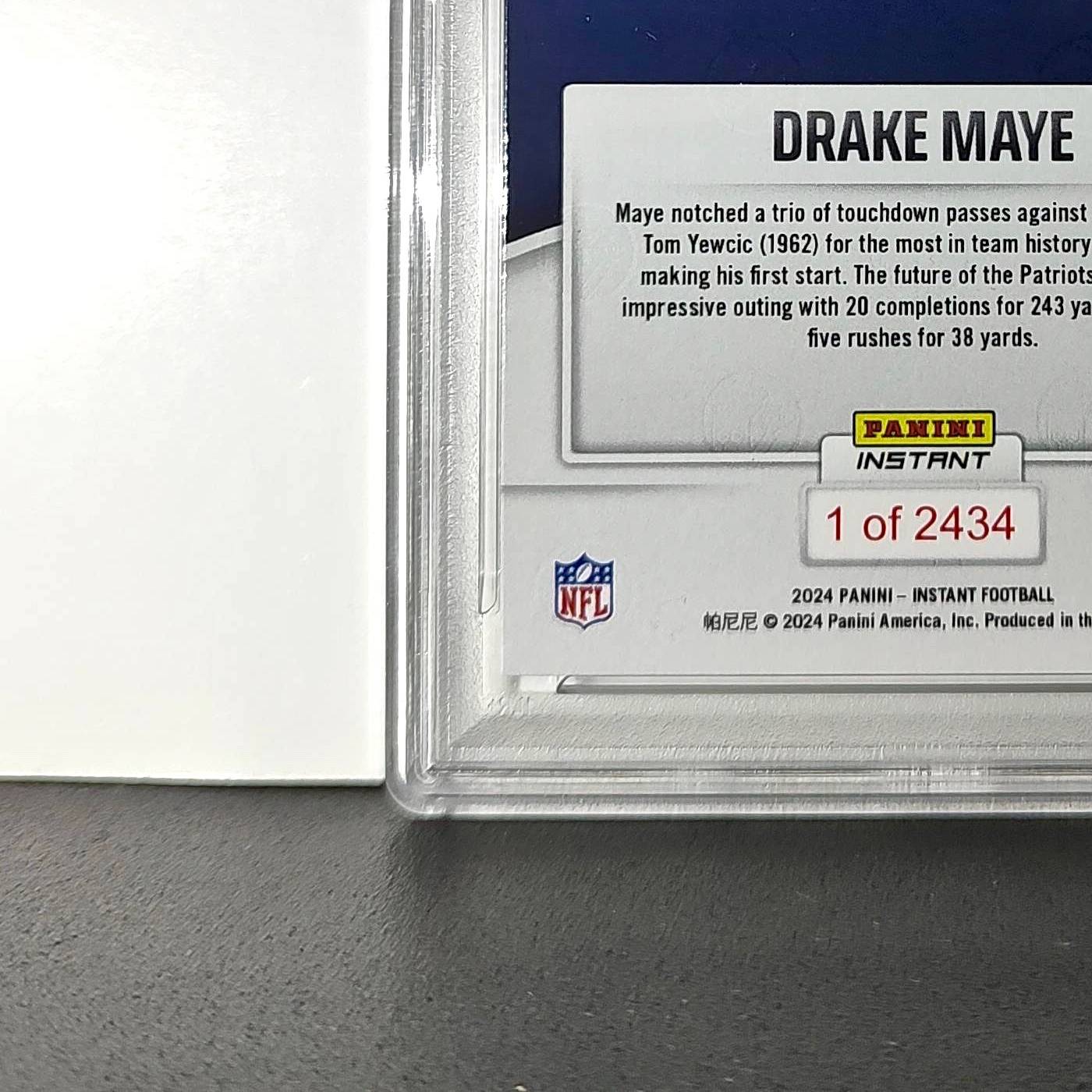 Drake Maye Rookie 2024 Panini Instant NFL #83 PSA 10 Gem Mint