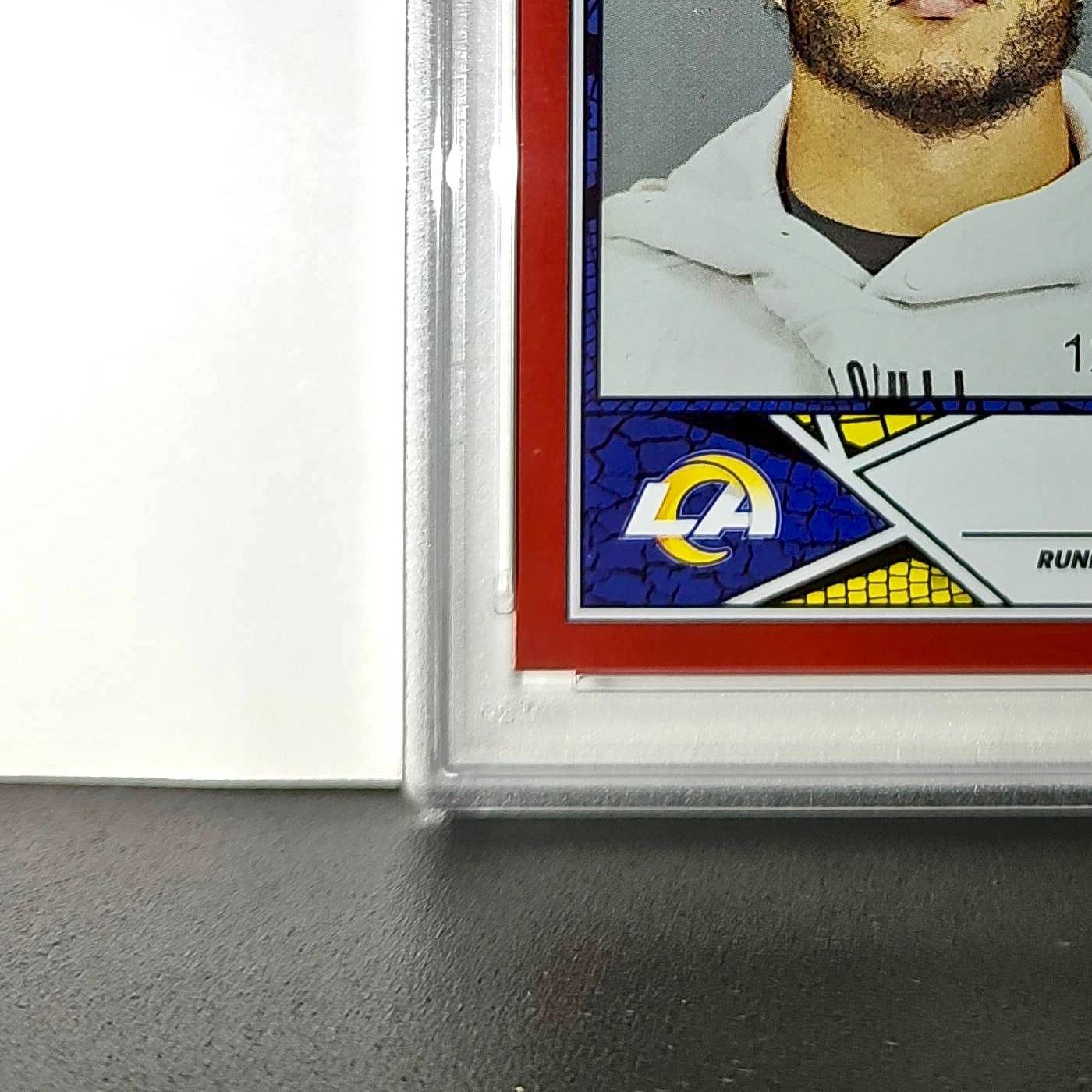 Blake Corum 2024 Panini Sticker Collection 127/299 #95 Red Foil PSA 10 Gem Mint