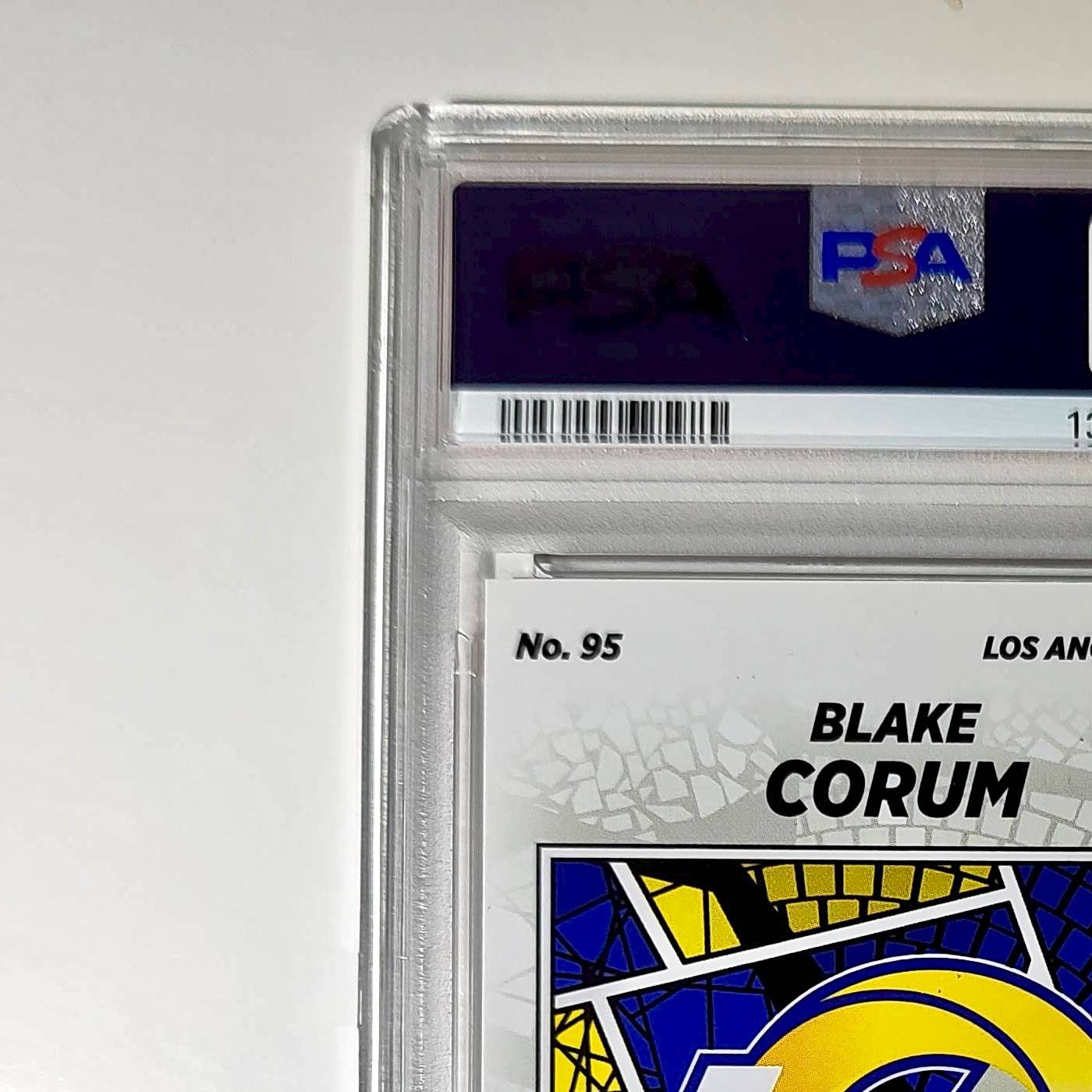 Blake Corum 2024 Panini Sticker Collection 127/299 #95 Red Foil PSA 10 Gem Mint