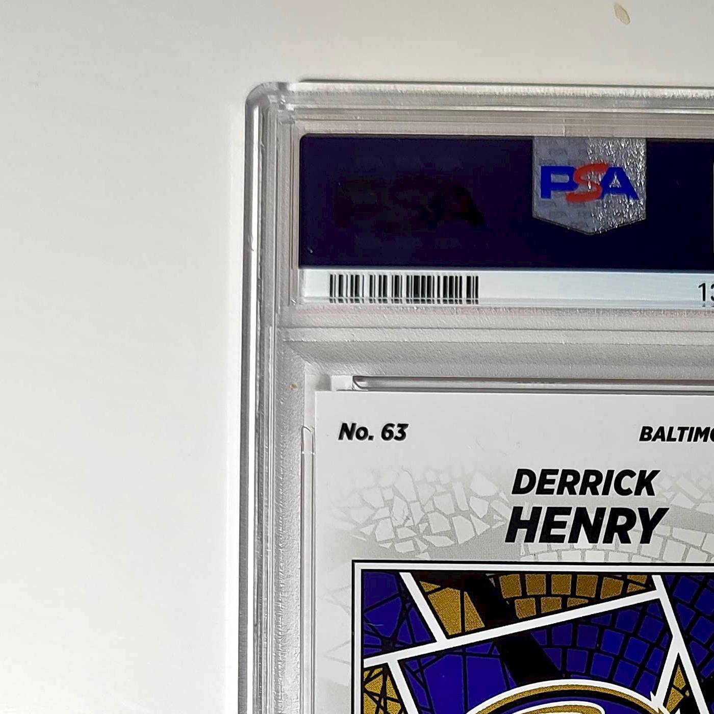 Derrick Henry 2024 Panini Sticker Collection 001/049 #63 Bronze Foil PSA 9 Mint