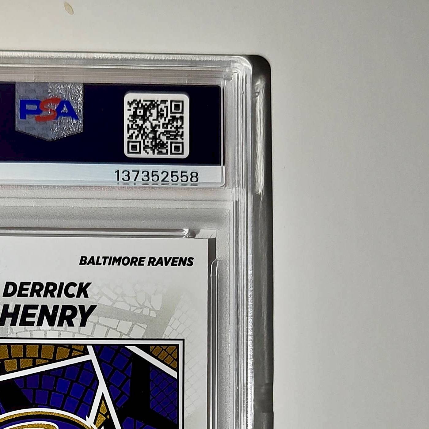 Derrick Henry 2024 Panini Sticker Collection 001/049 #63 Bronze Foil PSA 9 Mint