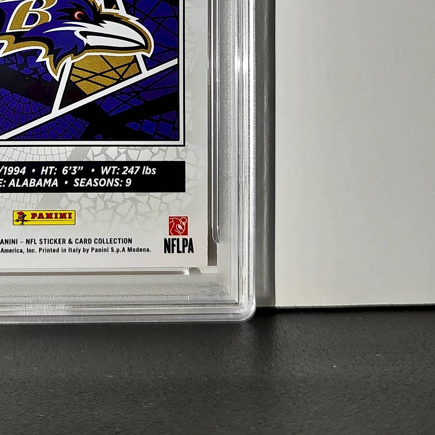 Derrick Henry 2024 Panini Sticker Collection 001/049 #63 Bronze Foil PSA 9 Mint
