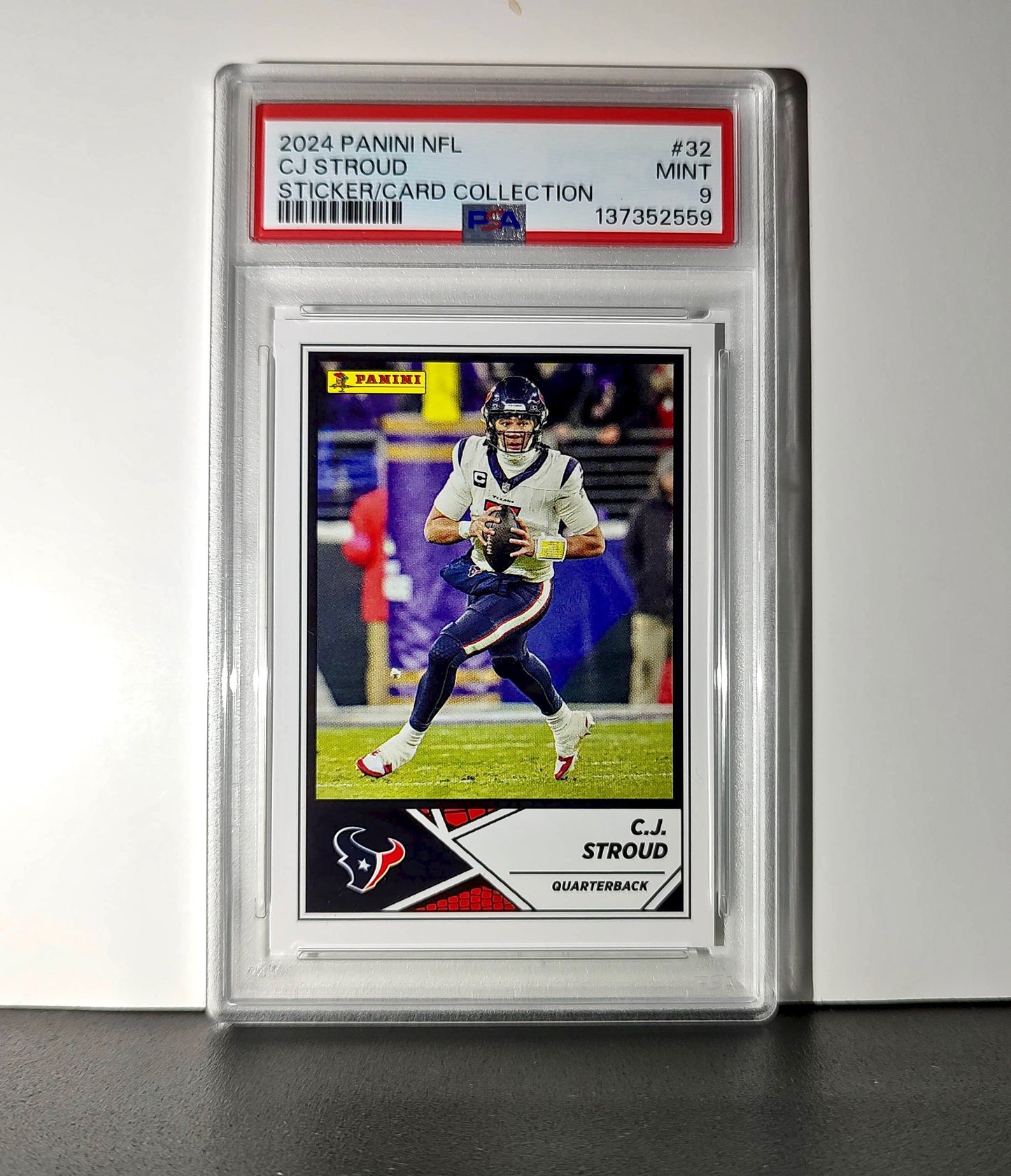 C.J. Stroud 2024 Panini Sticker Collection #32 PSA 9 Mint