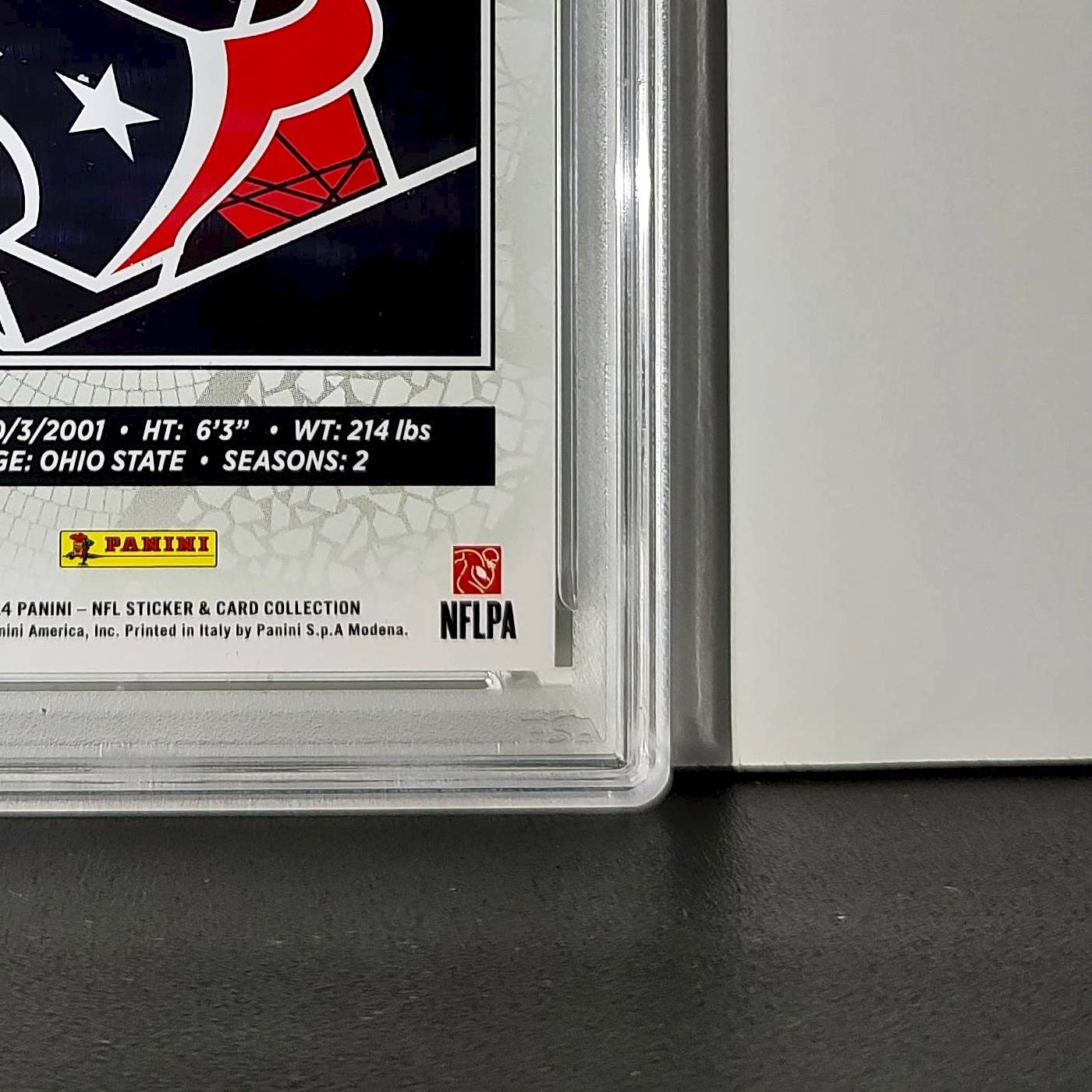 C.J. Stroud 2024 Panini Sticker Collection #32 PSA 9 Mint