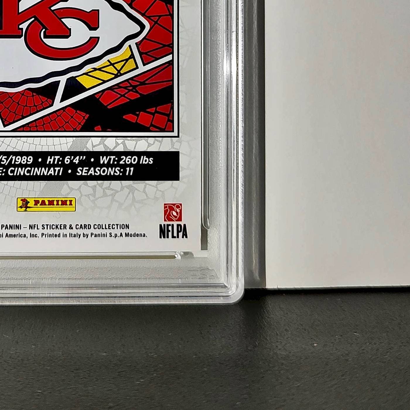 Travis Kelce 2024 Panini Sticker Collection 078/199 #1 Gold Foil PSA 9 Mint