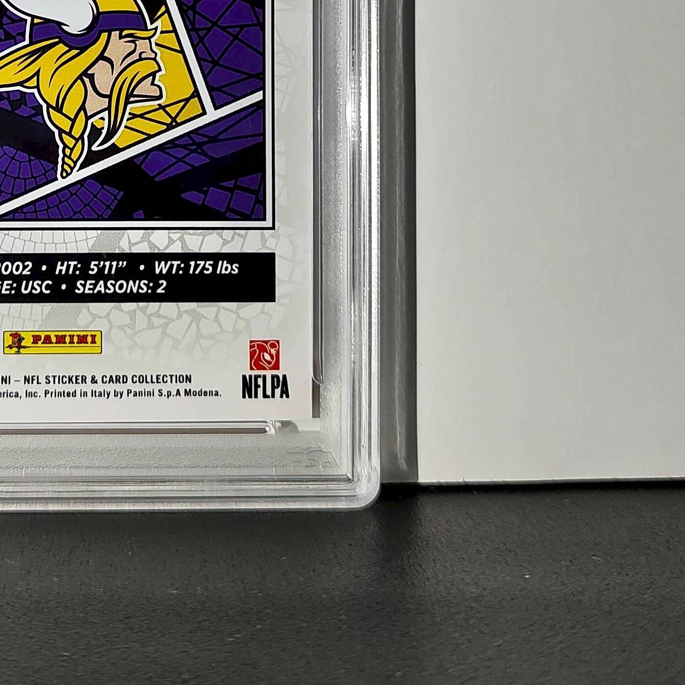 Jordan Addison 2024 Panini Sticker Collection 274/299 #2 Red Foil PSA 9 Mint