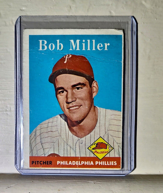 1958 Bob Miller Topps Baseball Card #326