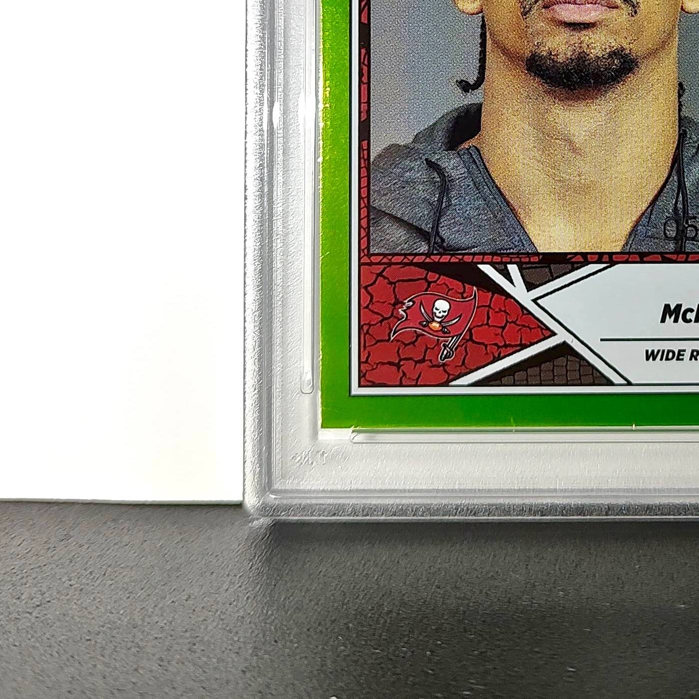 Jalen McMillan Rookie 2024 Panini Sticker Collection 053/075 #98 Lime Foil PSA 9