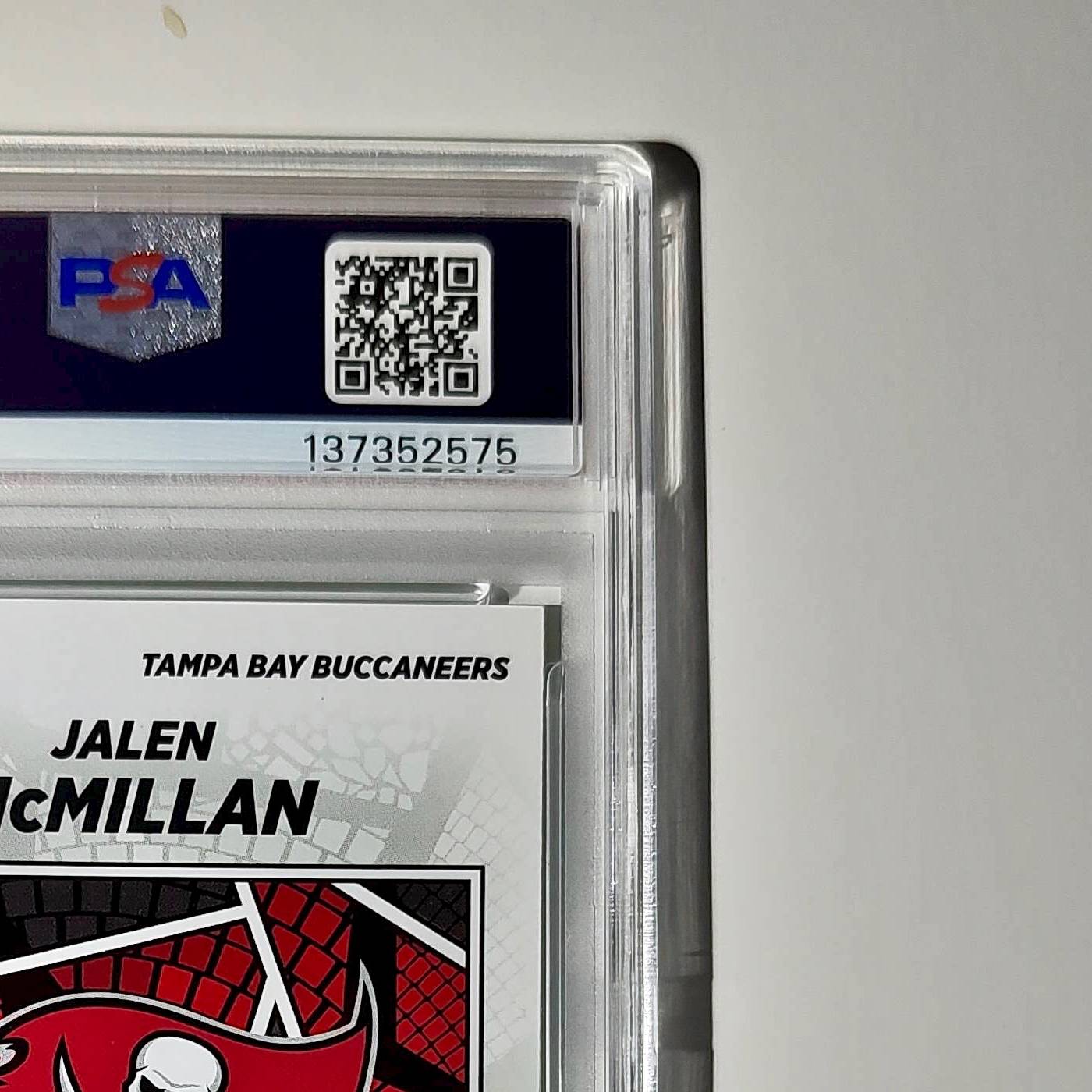 Jalen McMillan Rookie 2024 Panini Sticker Collection 053/075 #98 Lime Foil PSA 9
