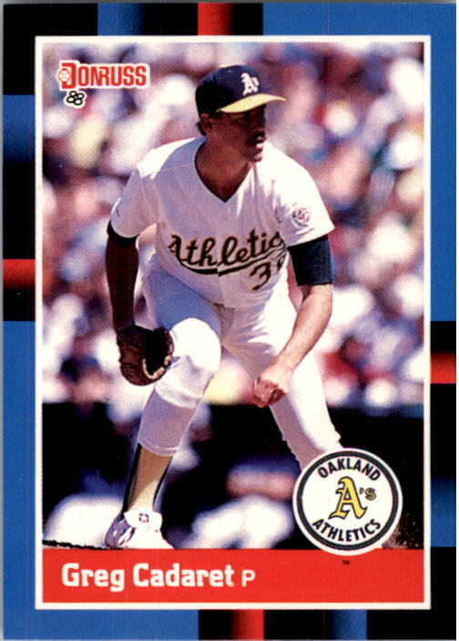 1988 Greg Cadaret Donruss Baseball Card #528