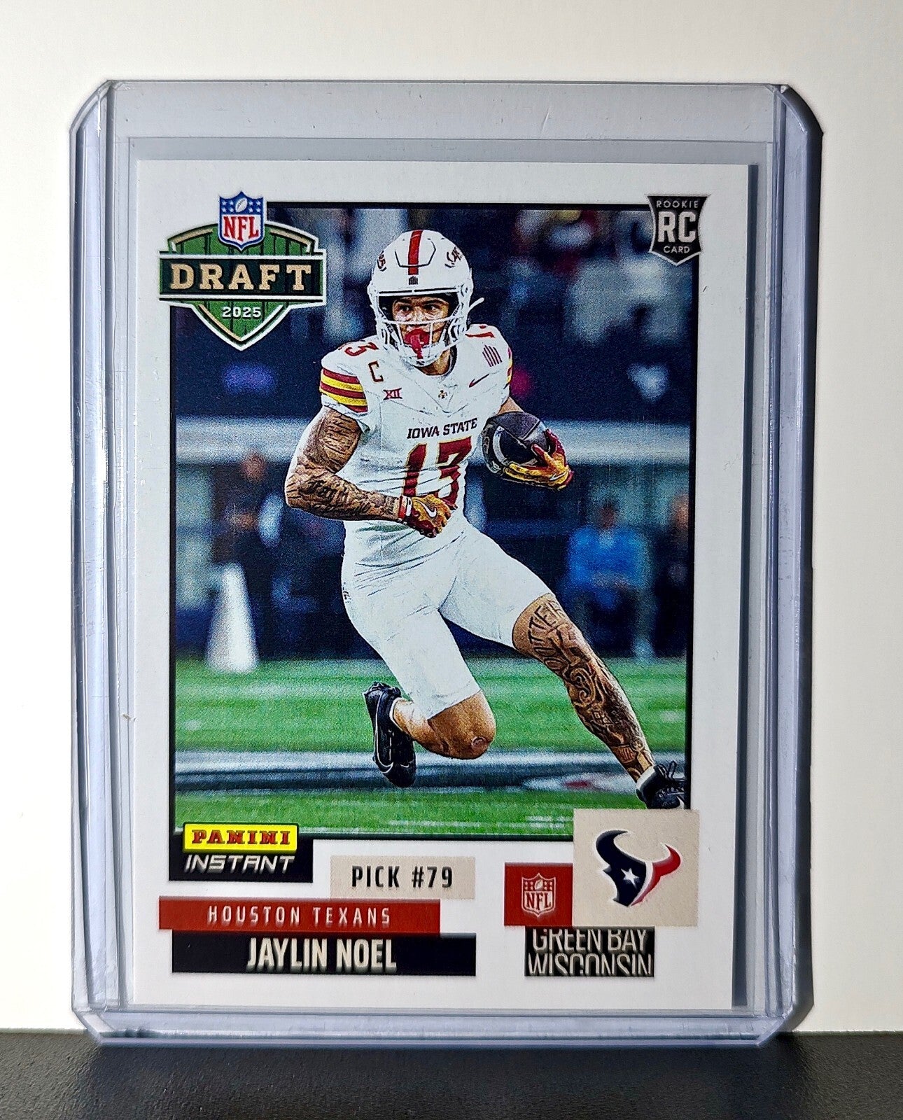 Jaylin Noel Rookie 2025 NFL Draft #29 Football Card Houston Texans 1 of 797