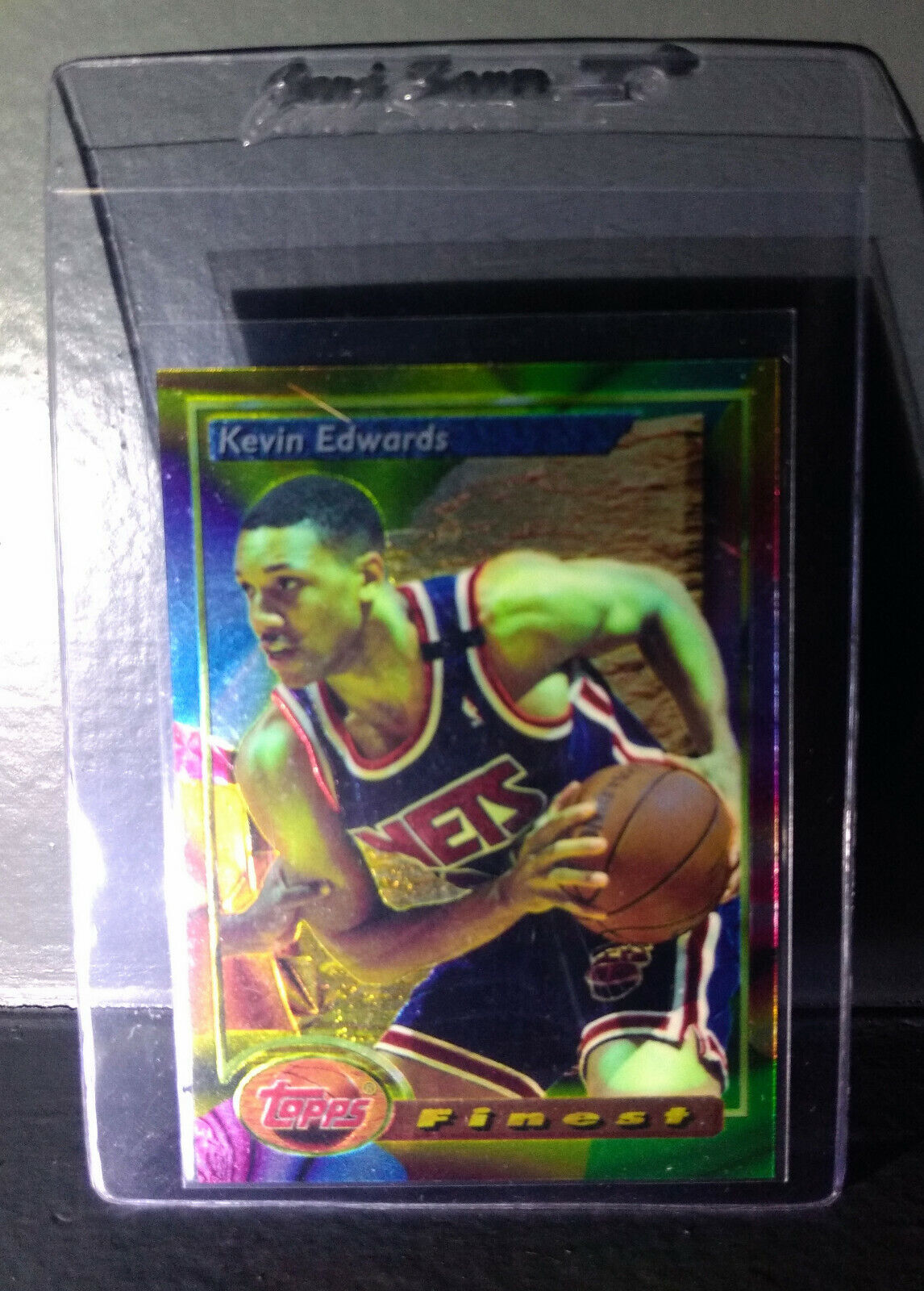 1993-94 Topps Finest Kevin Edwards #153 Basketball Card