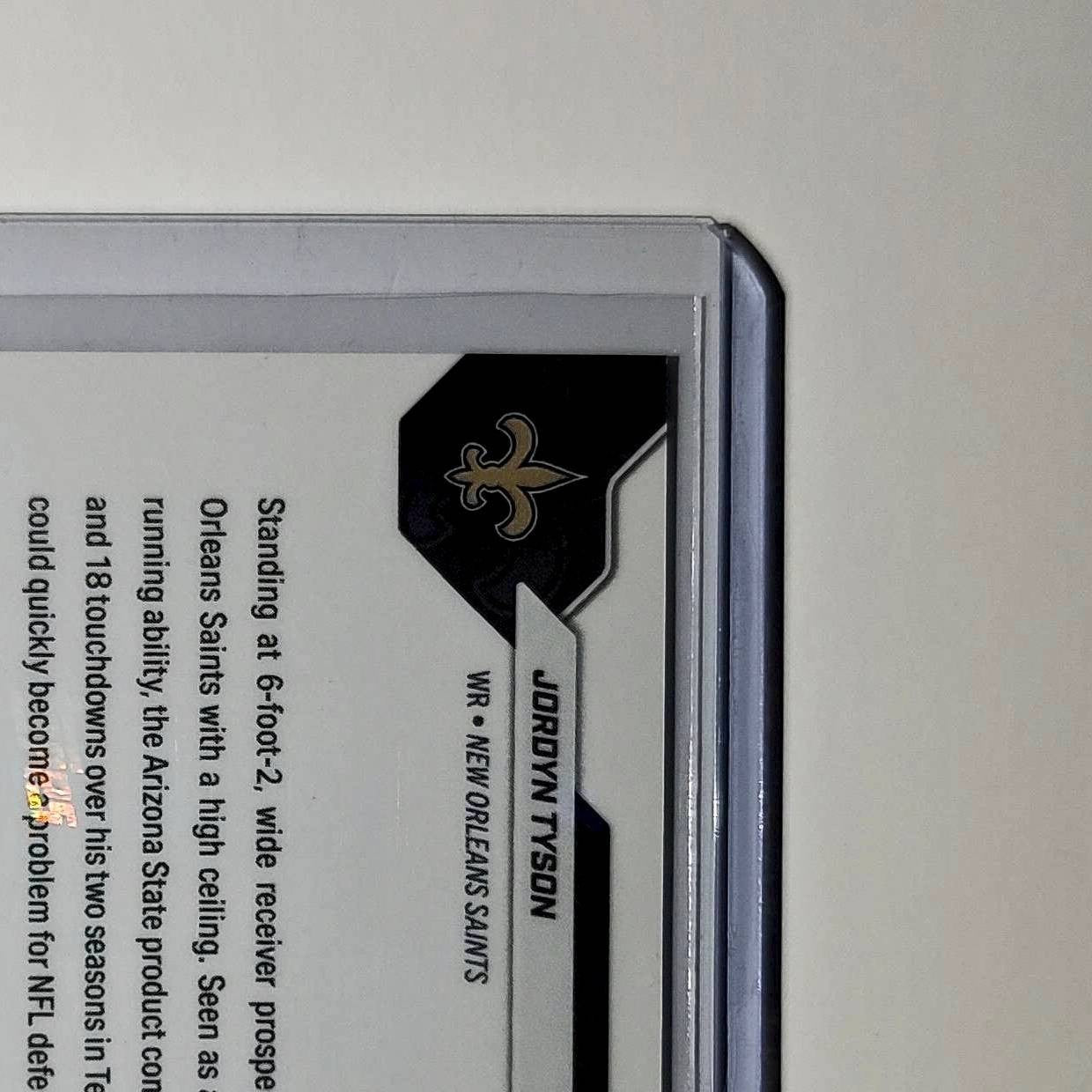 Jordyn Tyson Rookie 2026 Topps Now Draft Night #JTYS Card New Orleans Saints